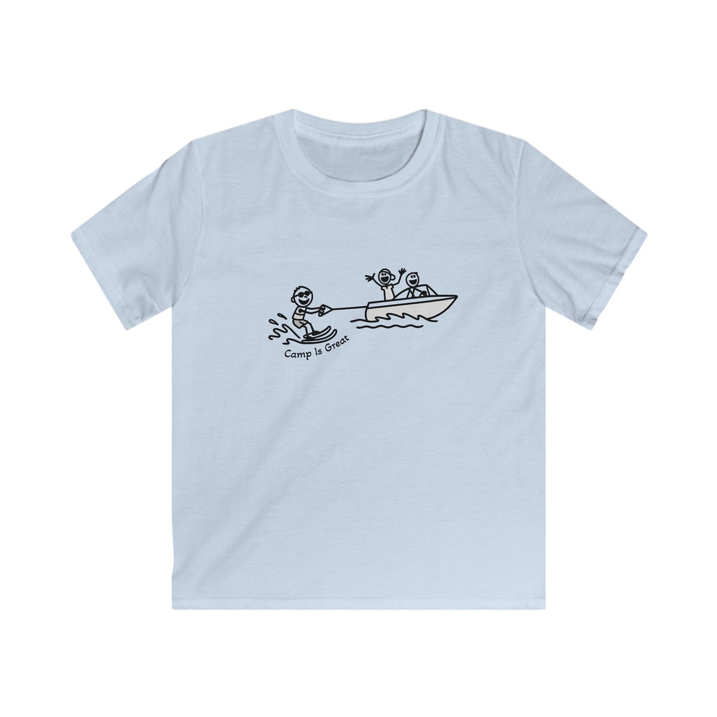 Kids Softstyle Tee Waterski