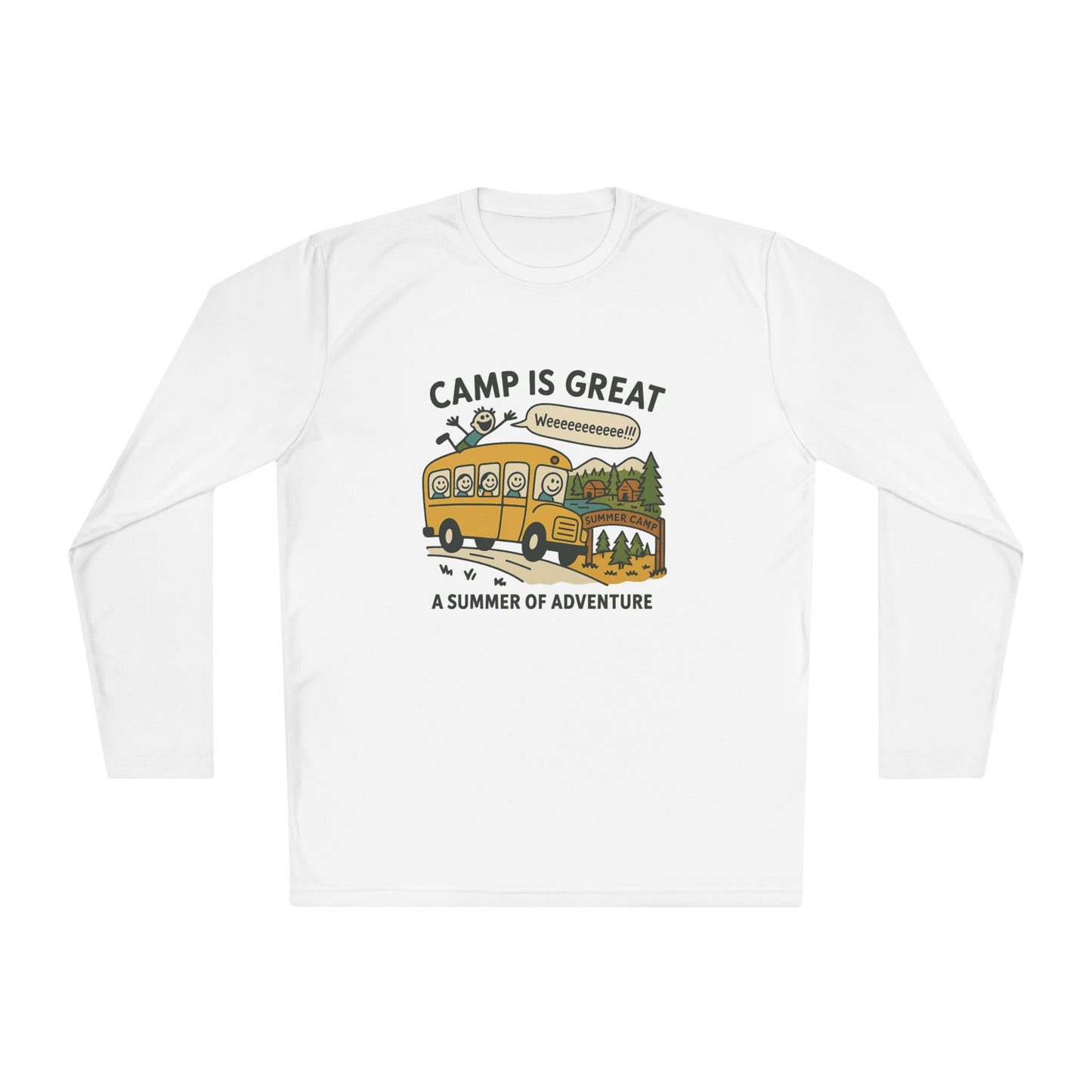 Unisex Lightweight Long Sleeve Tee Bus