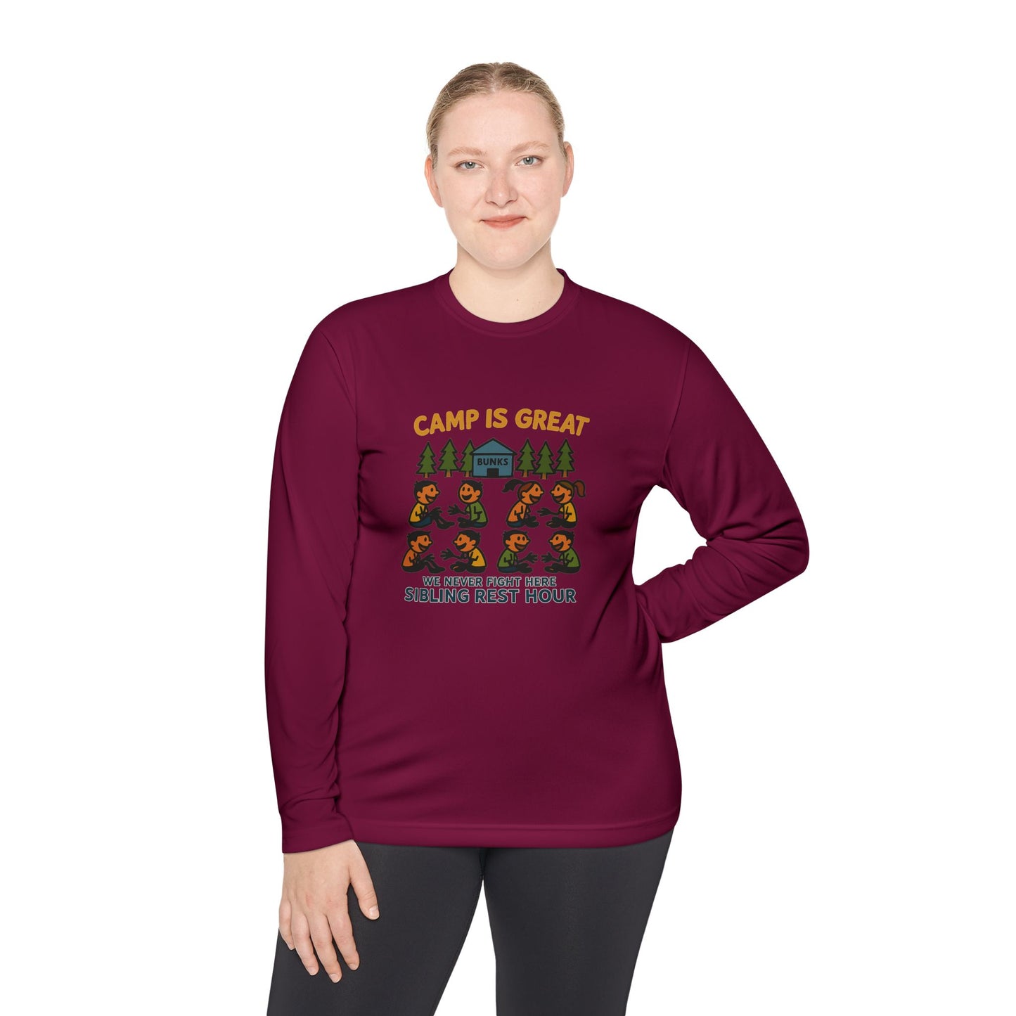 Unisex Lightweight Long Sleeve Tee Sibling Rest Hour