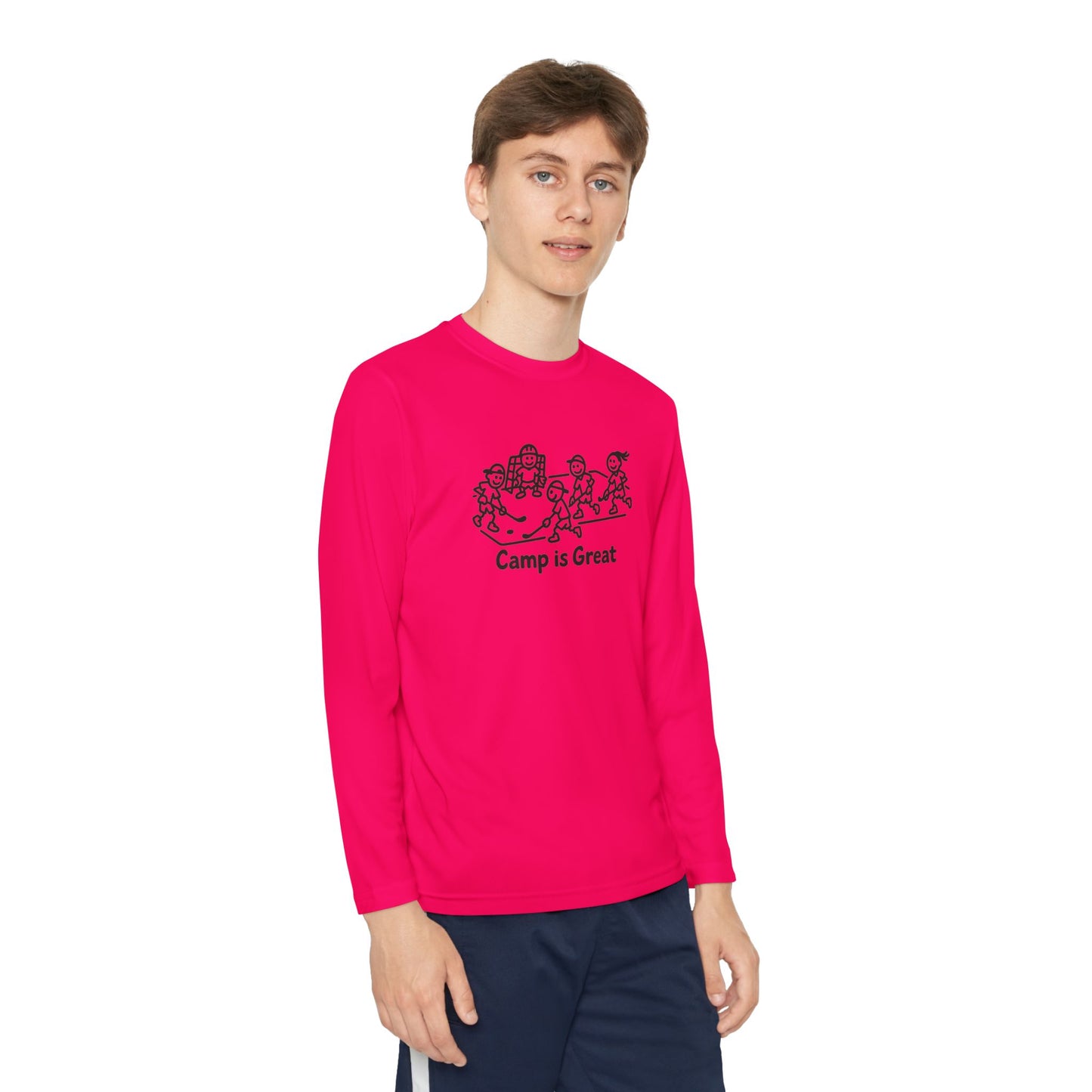 Youth Long Sleeve Competitor Tee Hockey