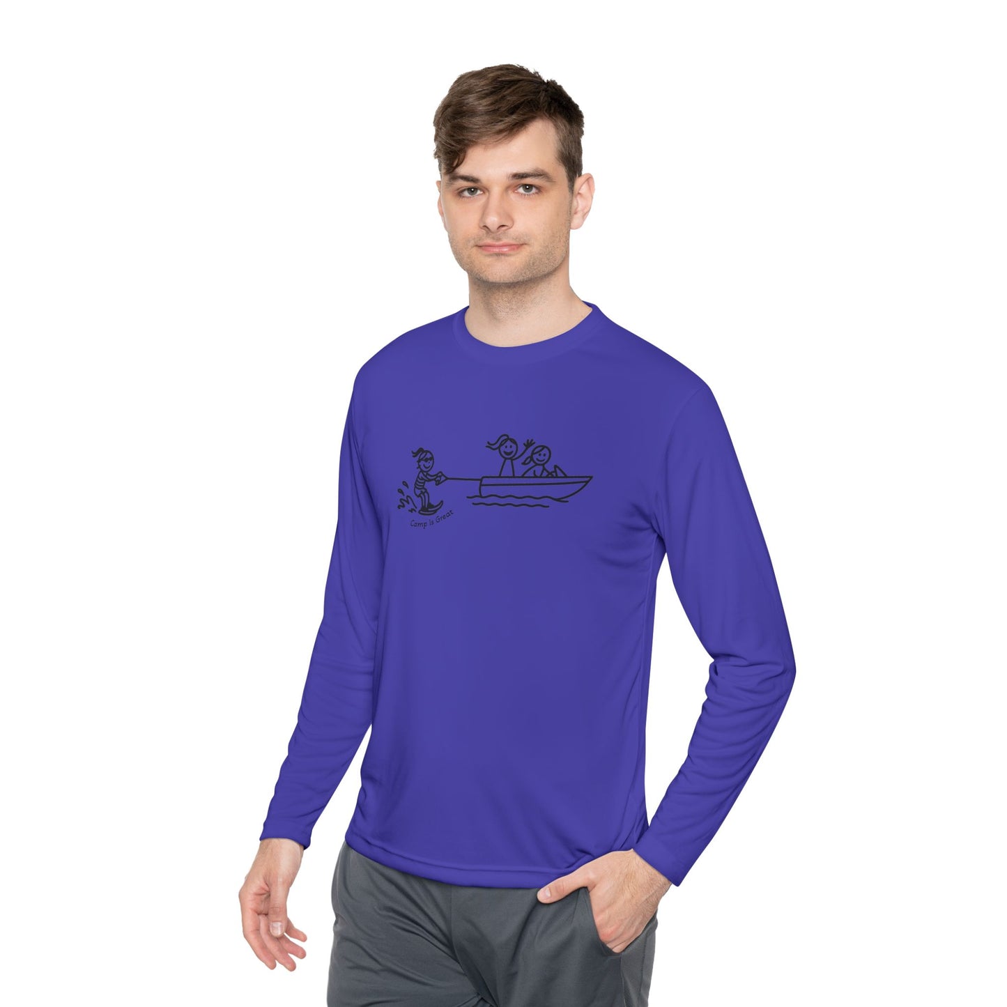 Unisex Lightweight Long Sleeve Tee Waterski
