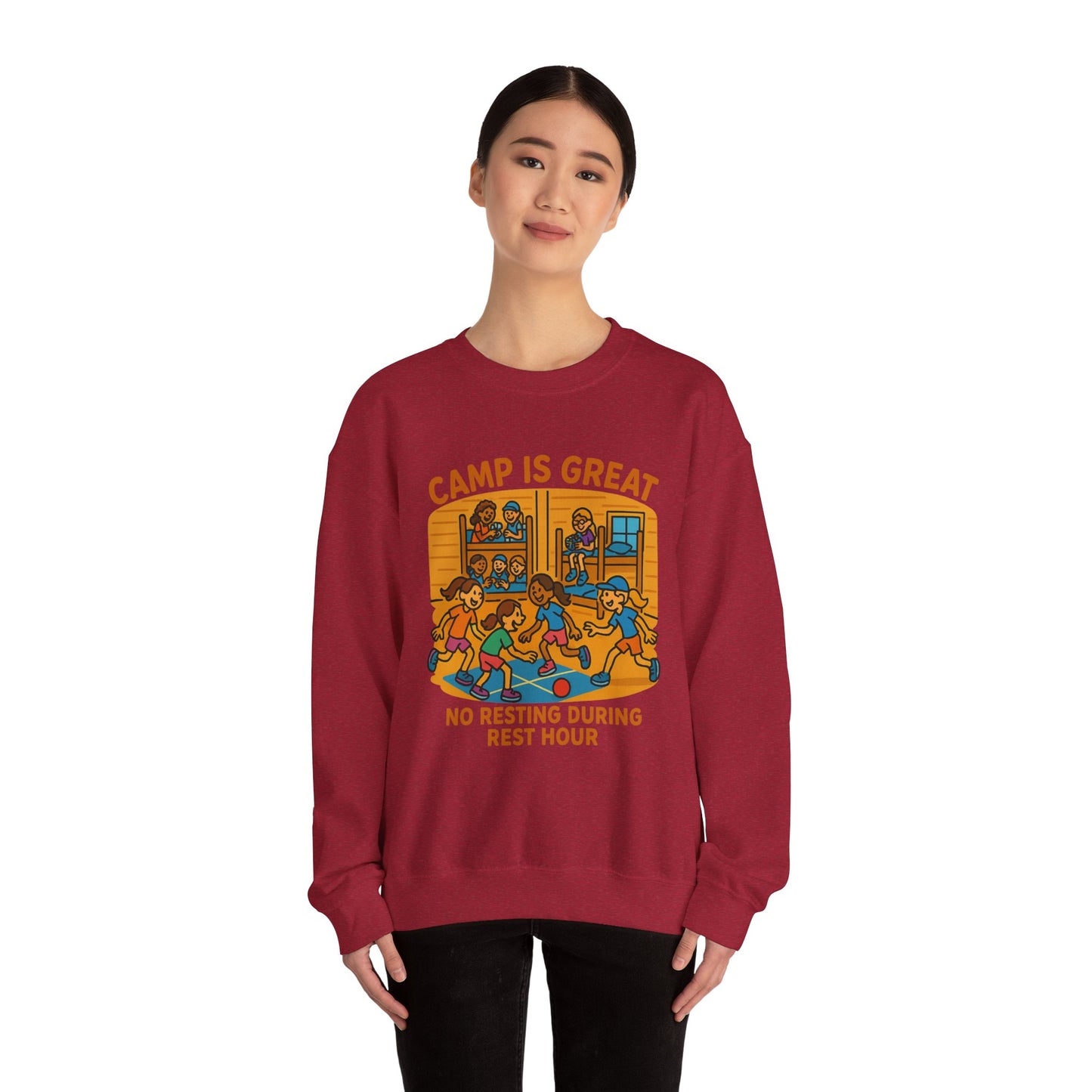 Unisex Heavy Blend™ Crewneck Sweatshirt Rest Hour