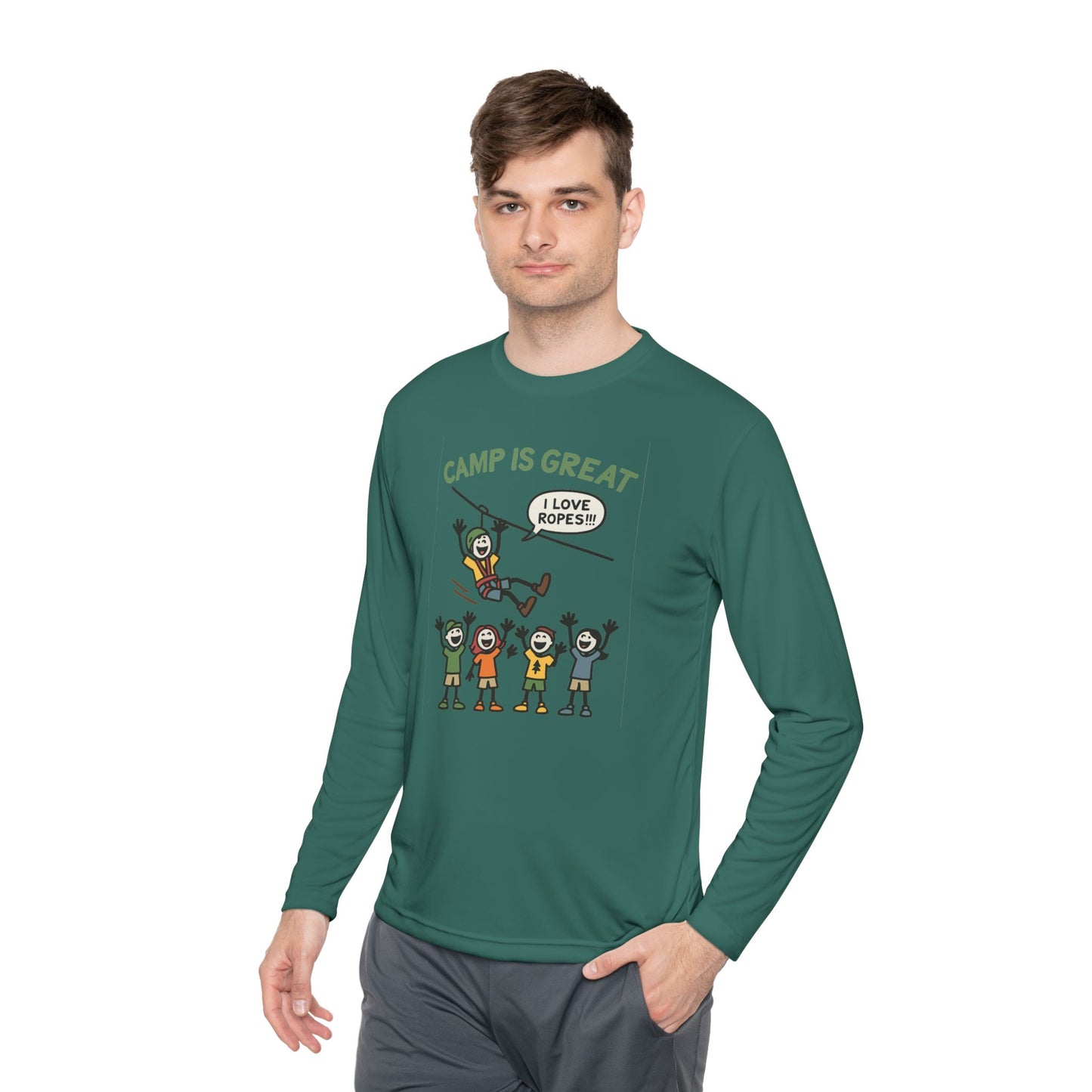 Unisex Lightweight Long Sleeve Tee Ropes