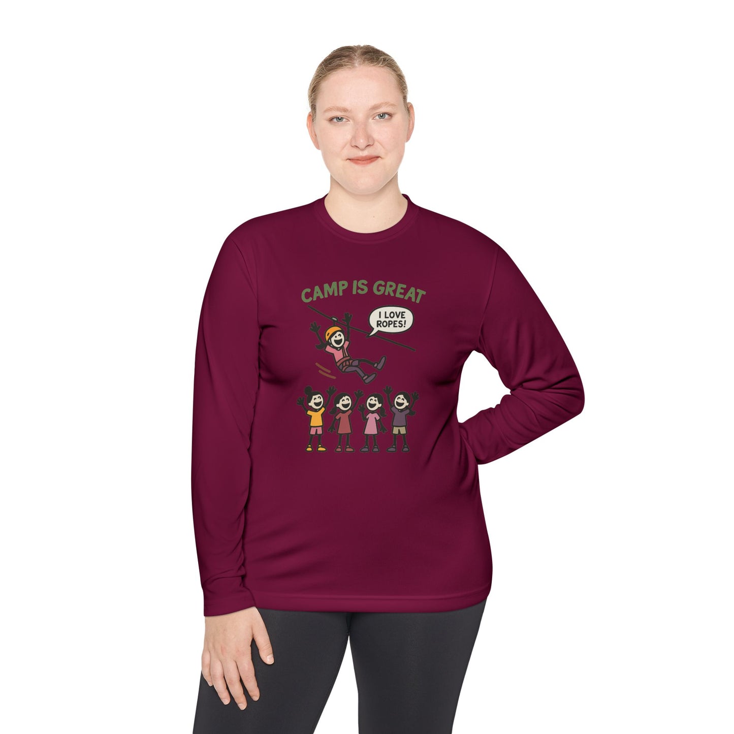 Unisex Lightweight Long Sleeve Tee Ropes