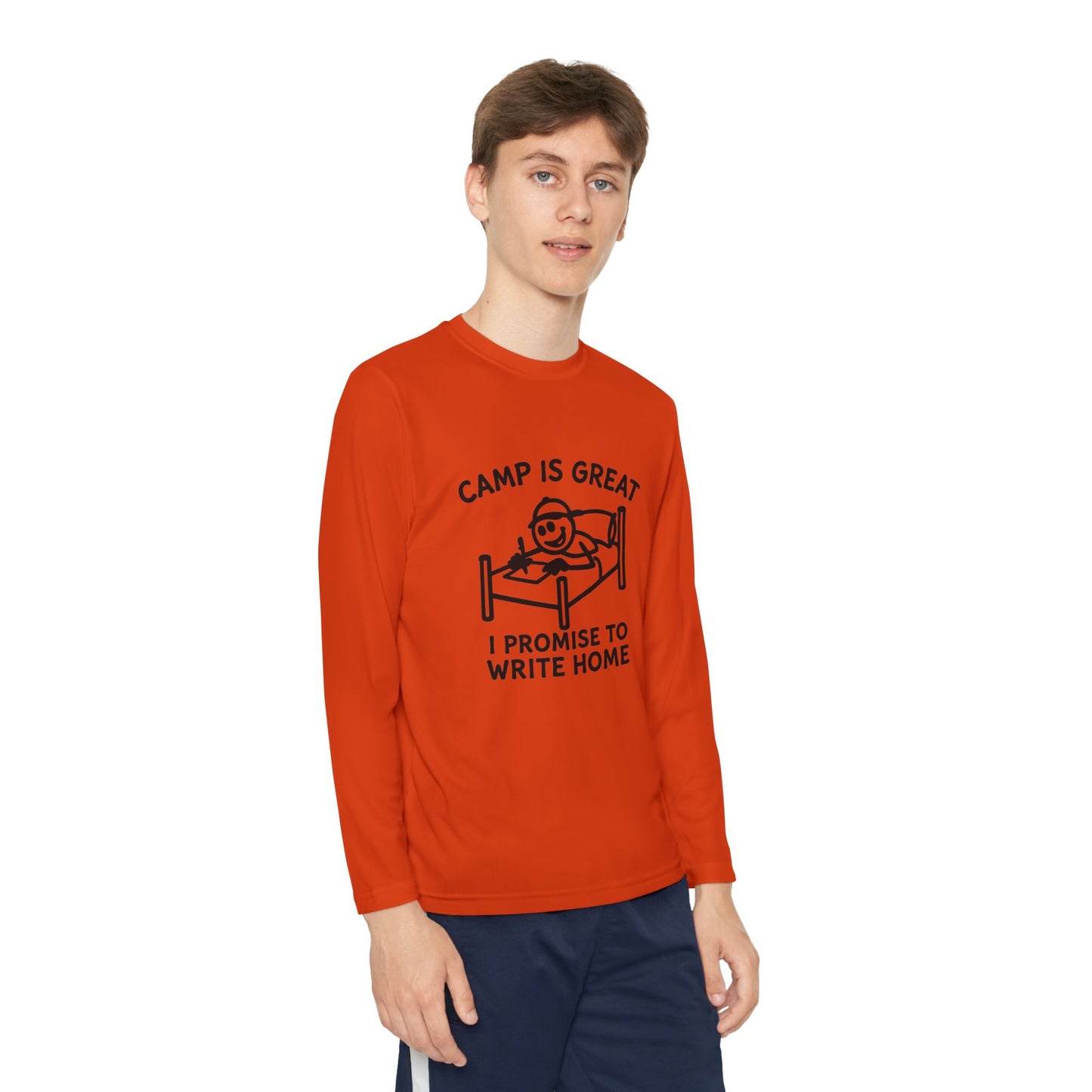 Youth Long Sleeve Competitor Tee Write Home
