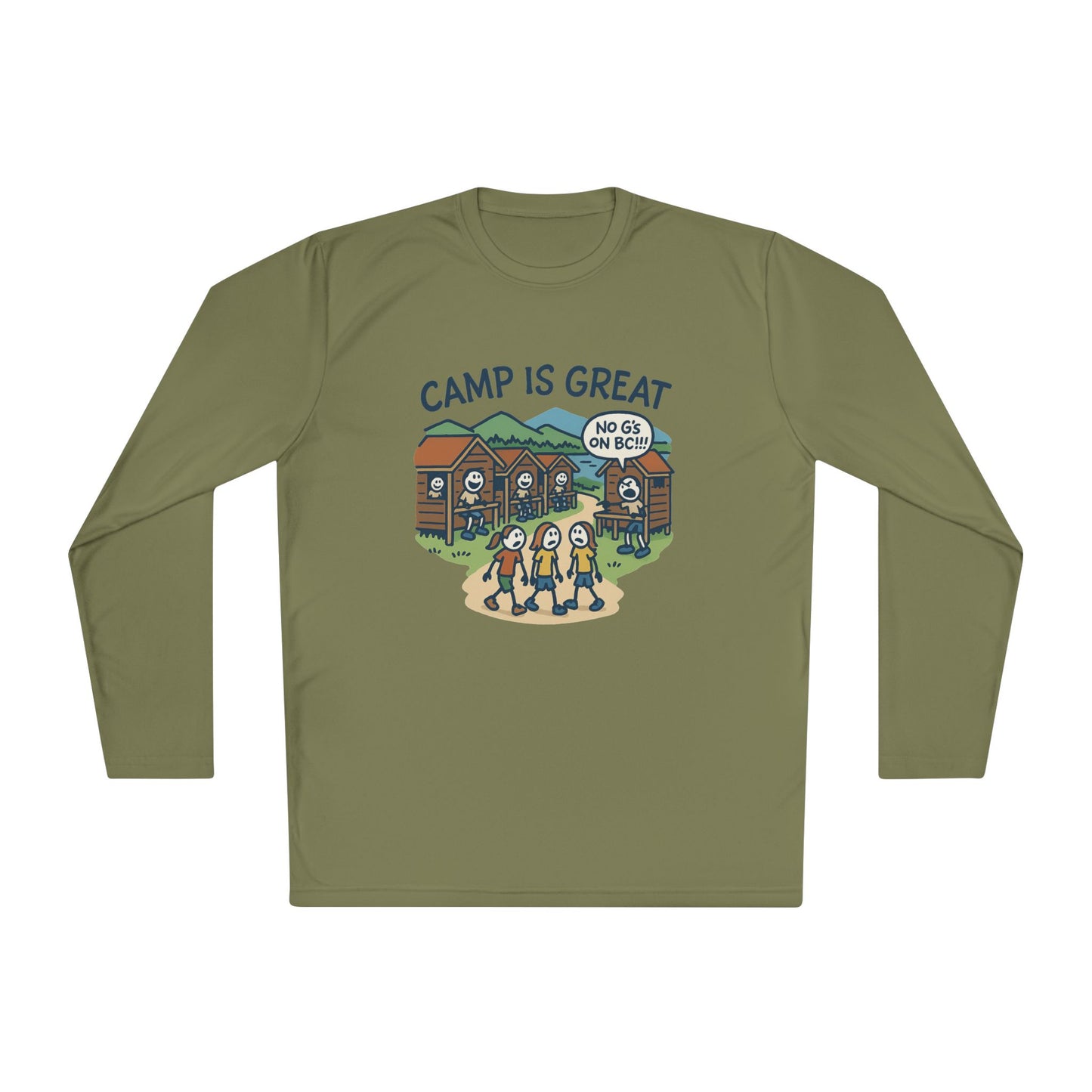 Unisex Lightweight Long Sleeve Tee No G's on BC