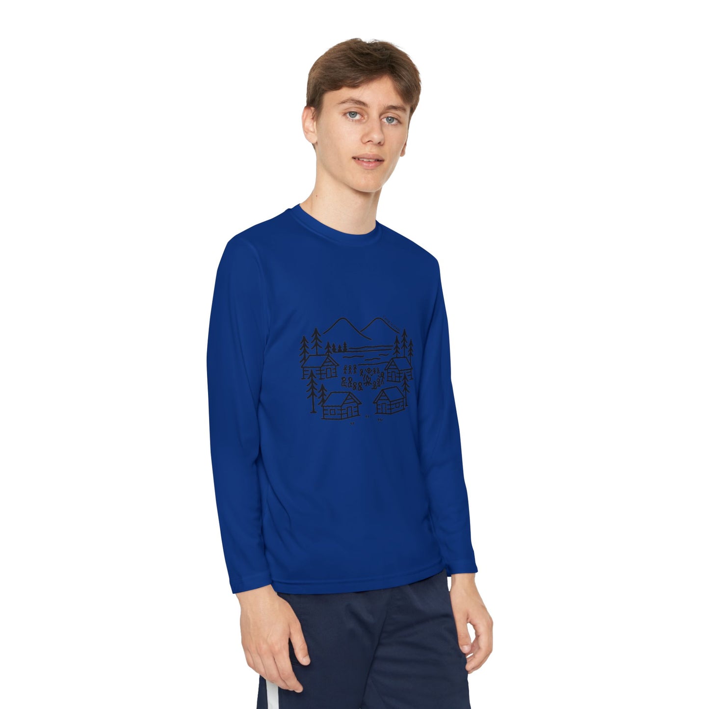 Youth Long Sleeve Competitor Tee Landscape