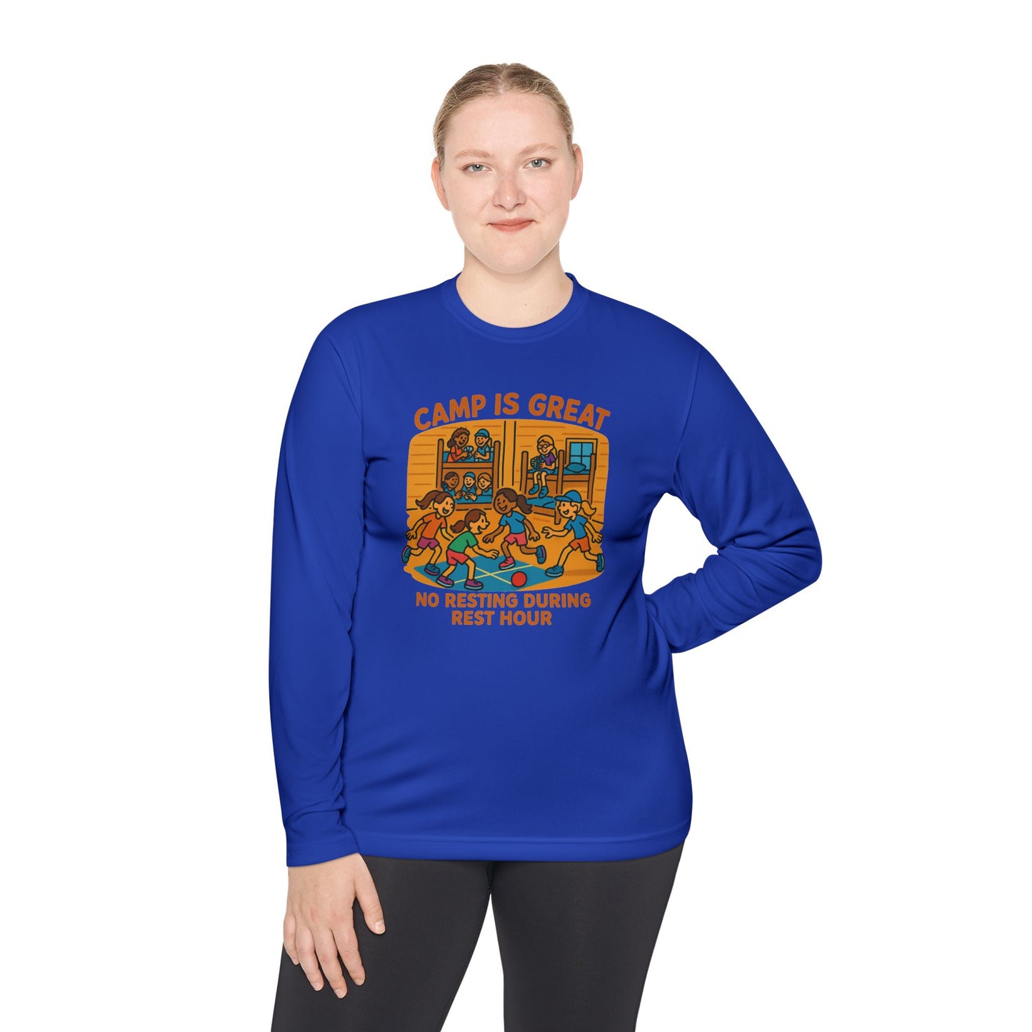 Unisex Lightweight Long Sleeve Tee Rest Hour