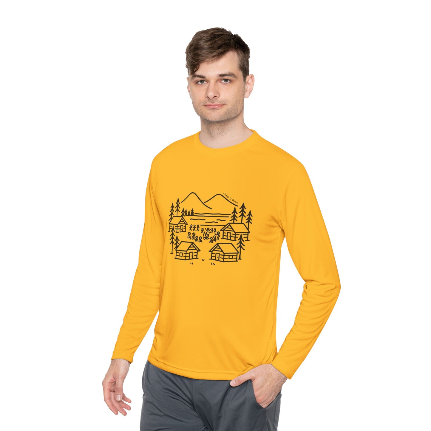 Unisex Lightweight Long Sleeve Tee Landscape