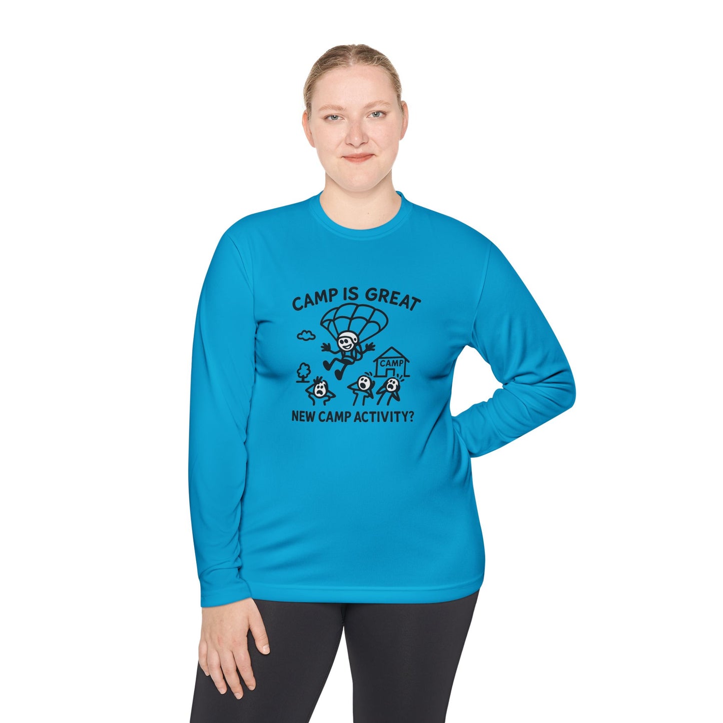 Unisex Lightweight Long Sleeve Tee Skydiving