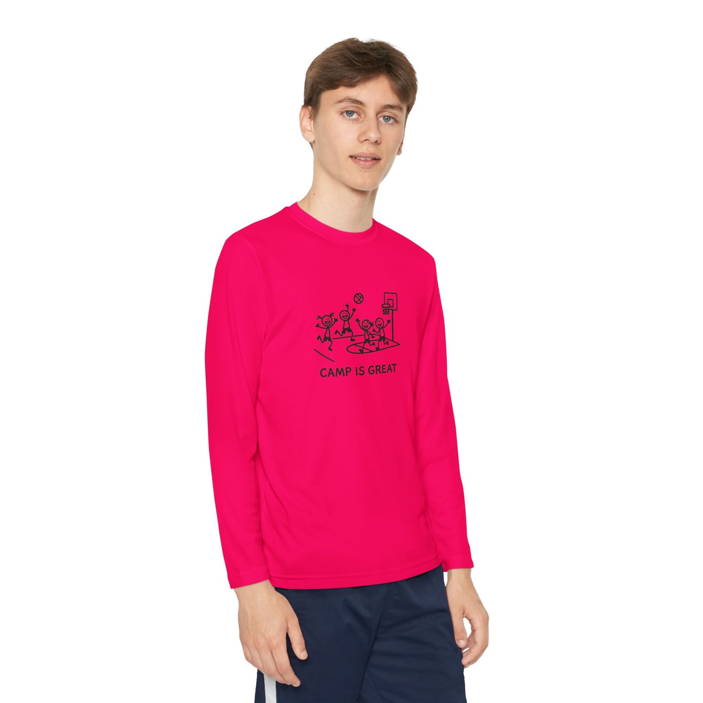 Youth Long Sleeve Competitor Tee Basketball