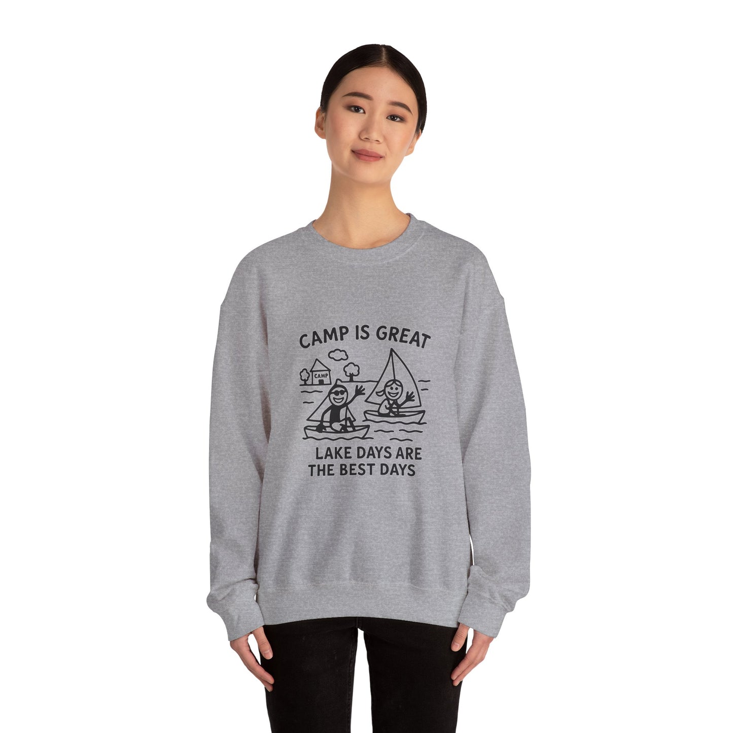 Unisex Heavy Blend™ Crewneck Sweatshirt Lake Days