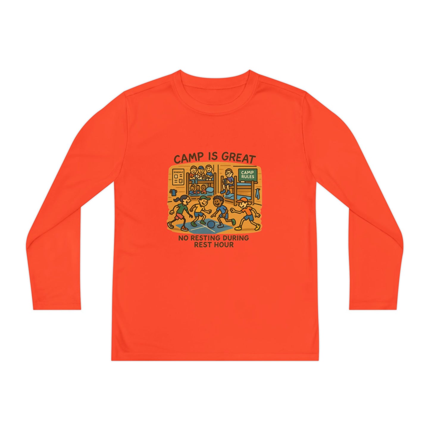 Youth Long Sleeve Competitor Tee Rest Hour