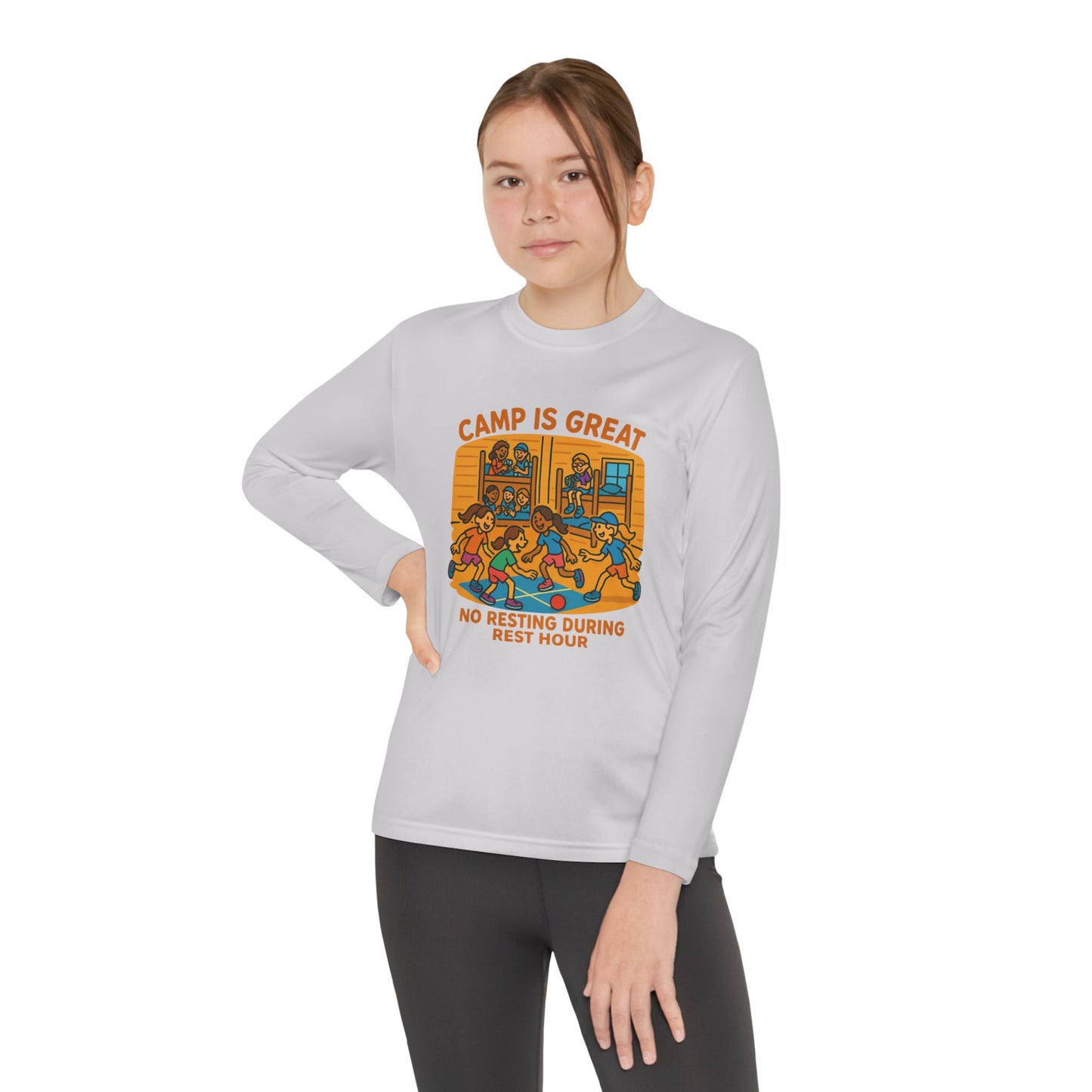 Youth Long Sleeve Competitor Tee Rest Hour