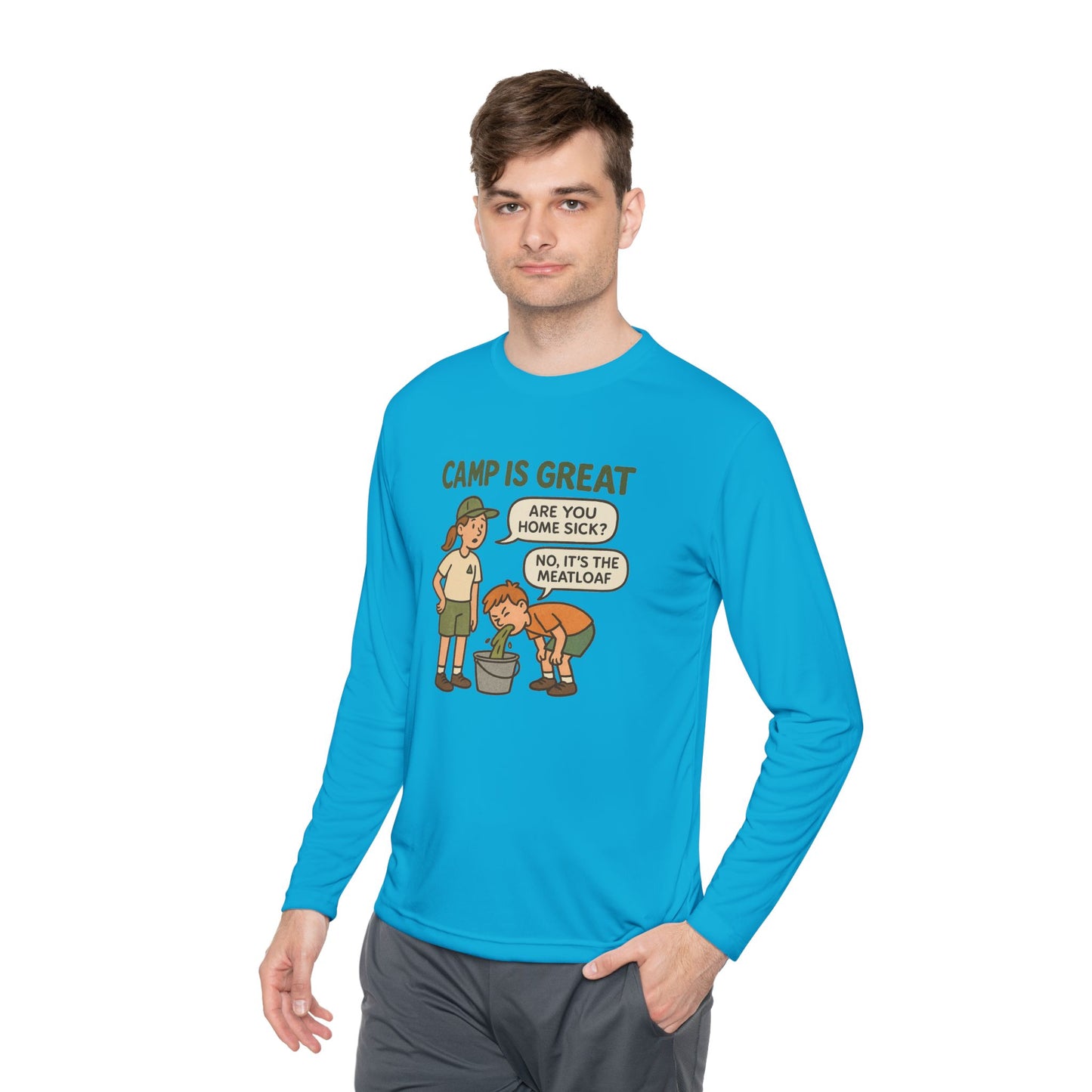 Unisex Lightweight Long Sleeve Tee Meatloaf