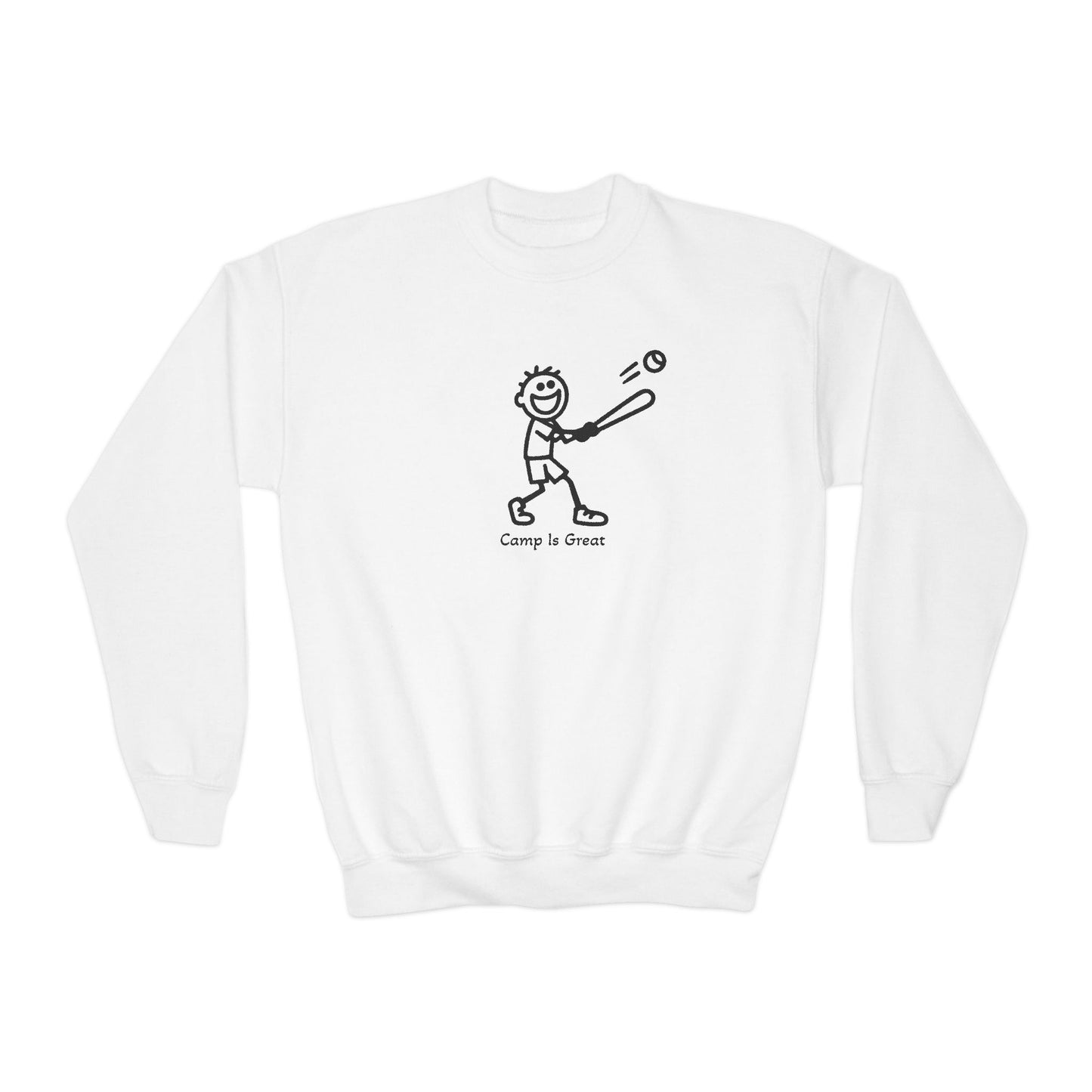Youth Crewneck Sweatshirt Baseball