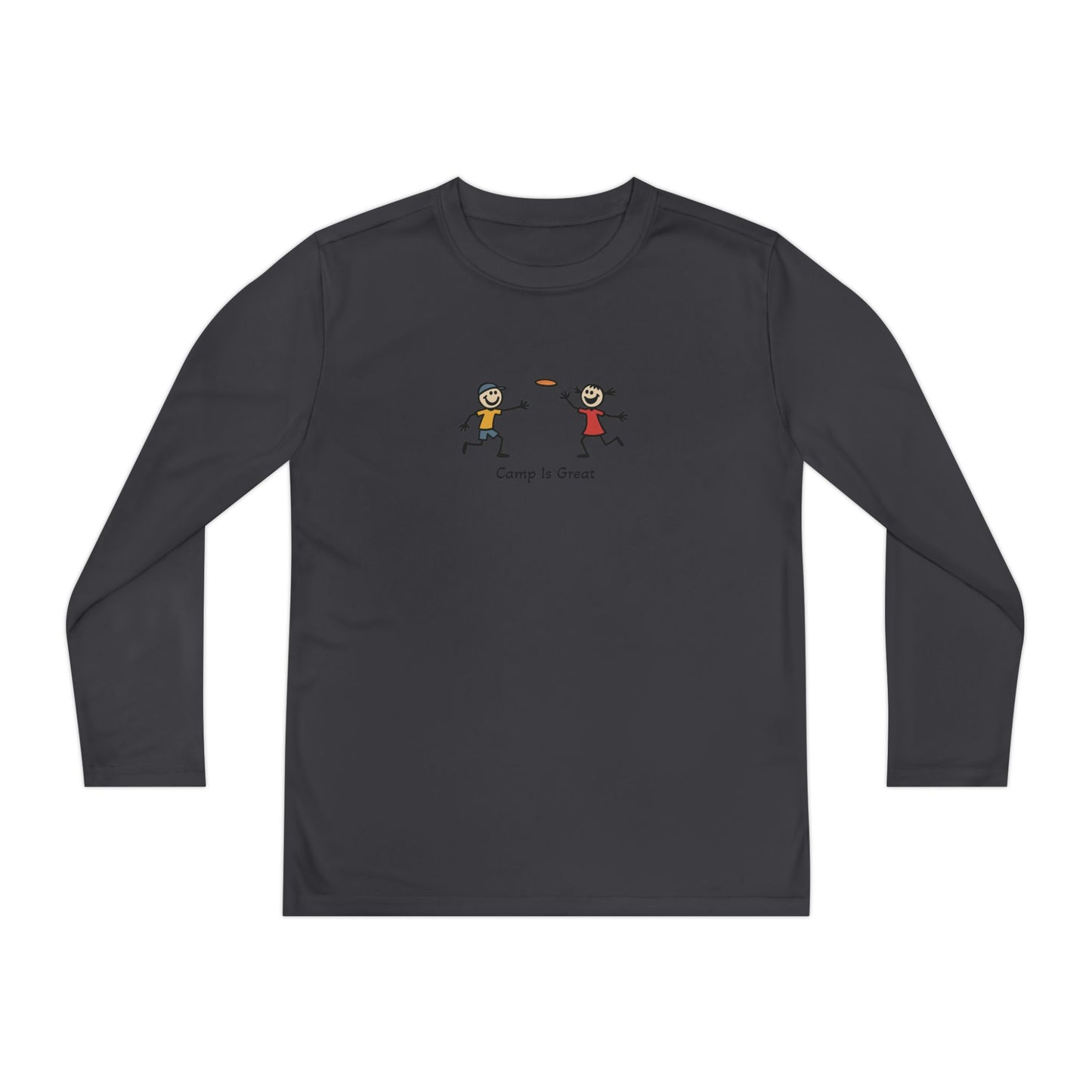 Youth Long Sleeve Competitor Tee Frisbee