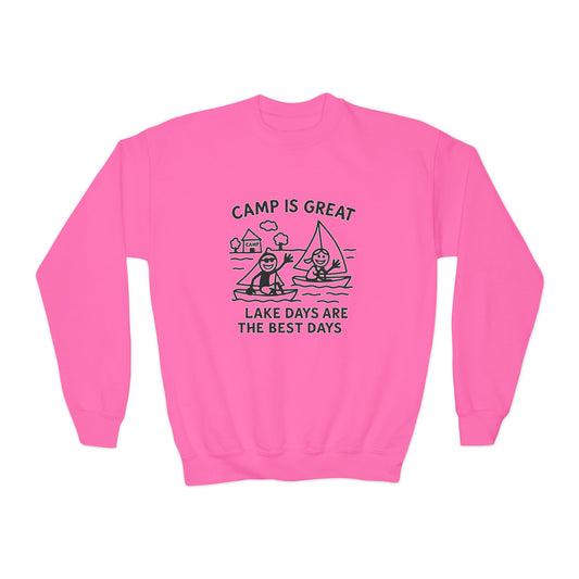 Youth Crewneck Sweatshirt Lake Days