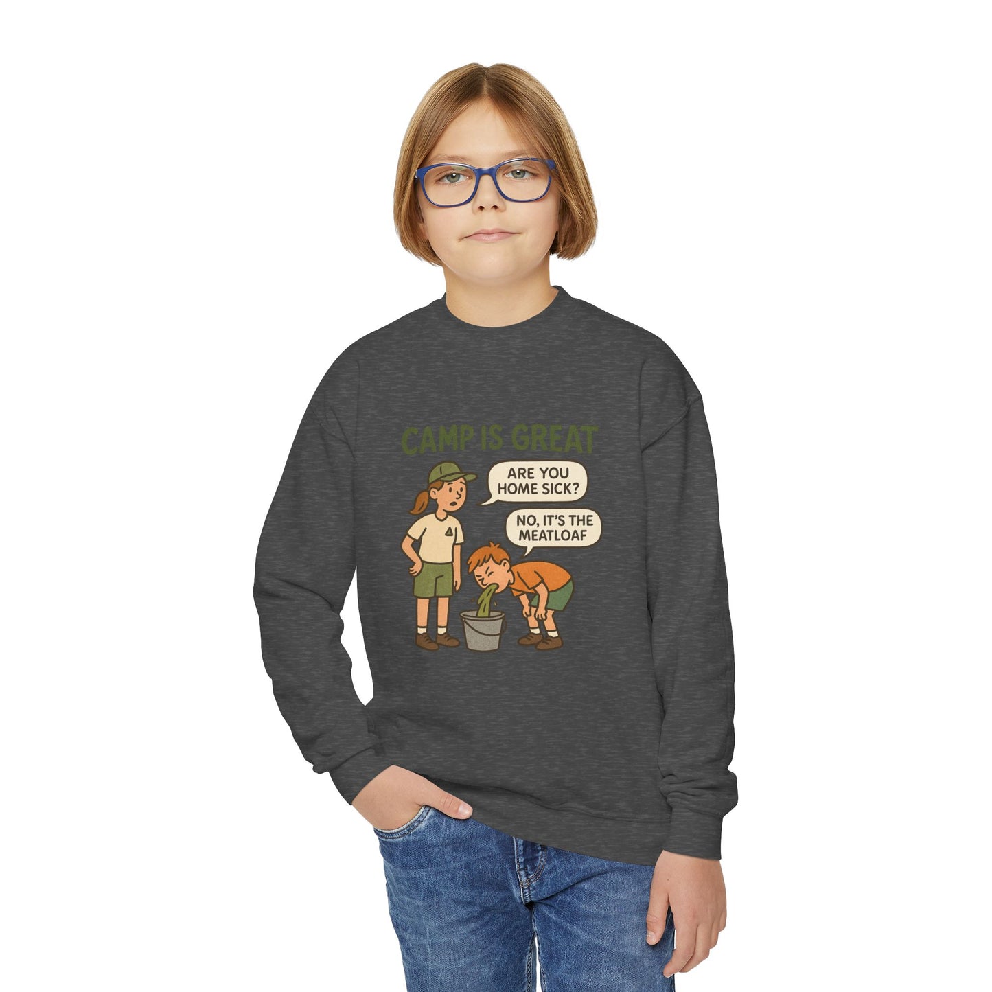 Youth Crewneck Sweatshirt Meatloaf