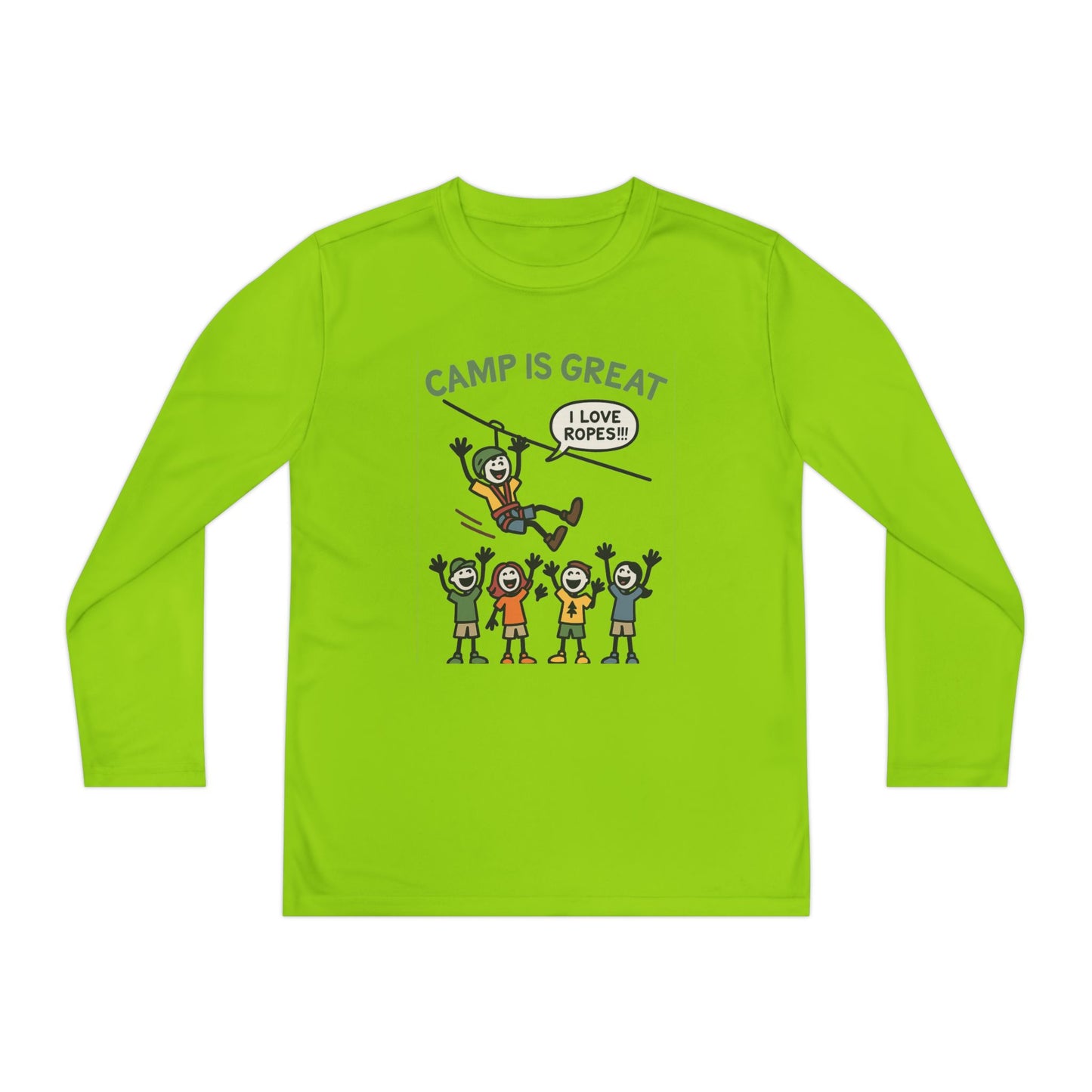 Youth Long Sleeve Competitor Tee Ropes