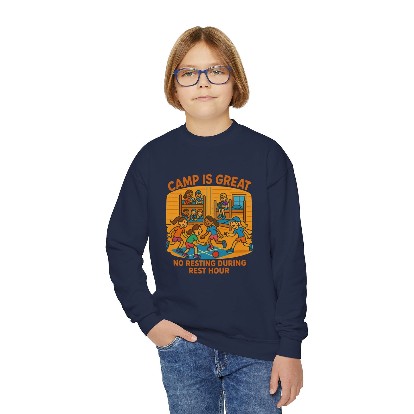 Youth Crewneck Sweatshirt Rest Hour