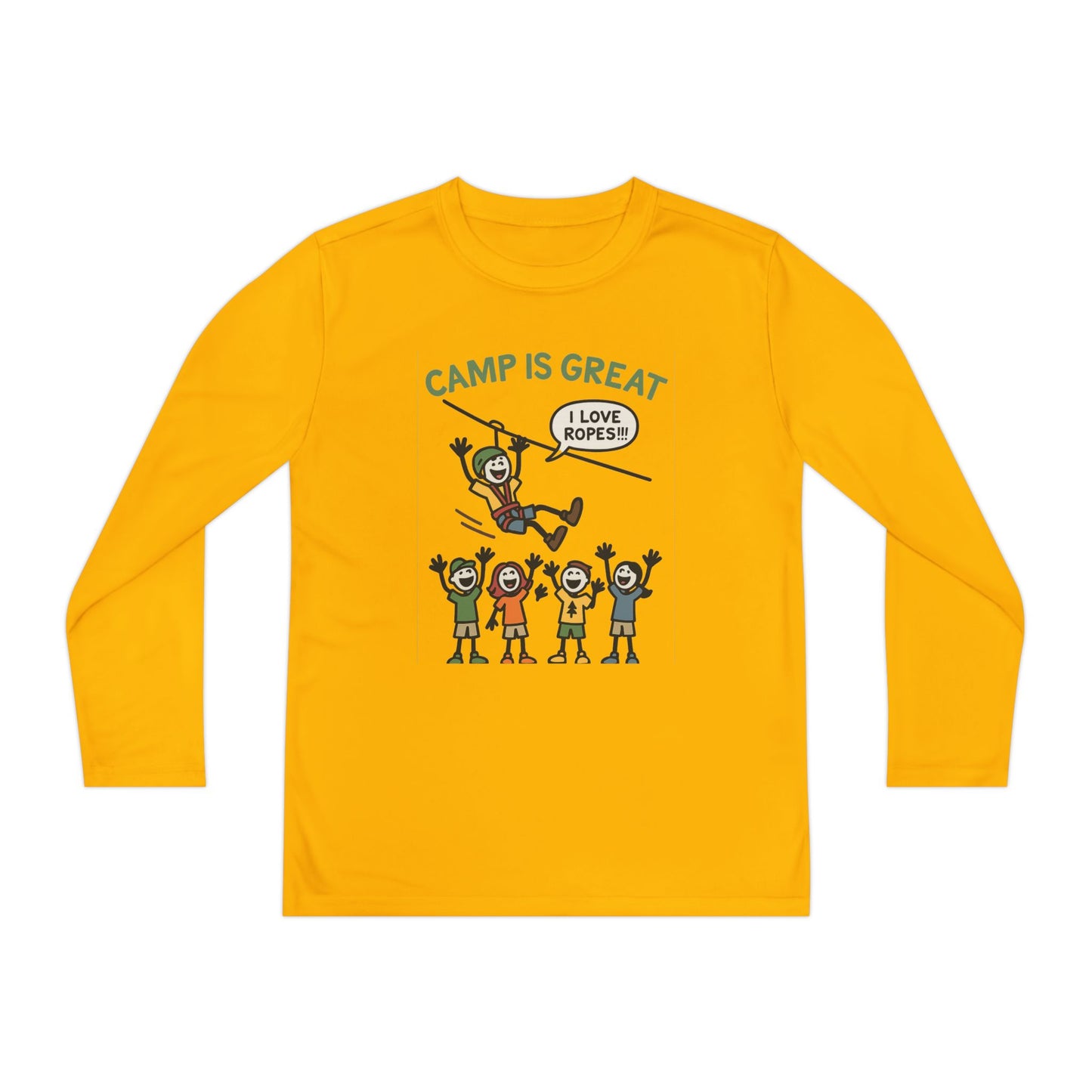 Youth Long Sleeve Competitor Tee Ropes