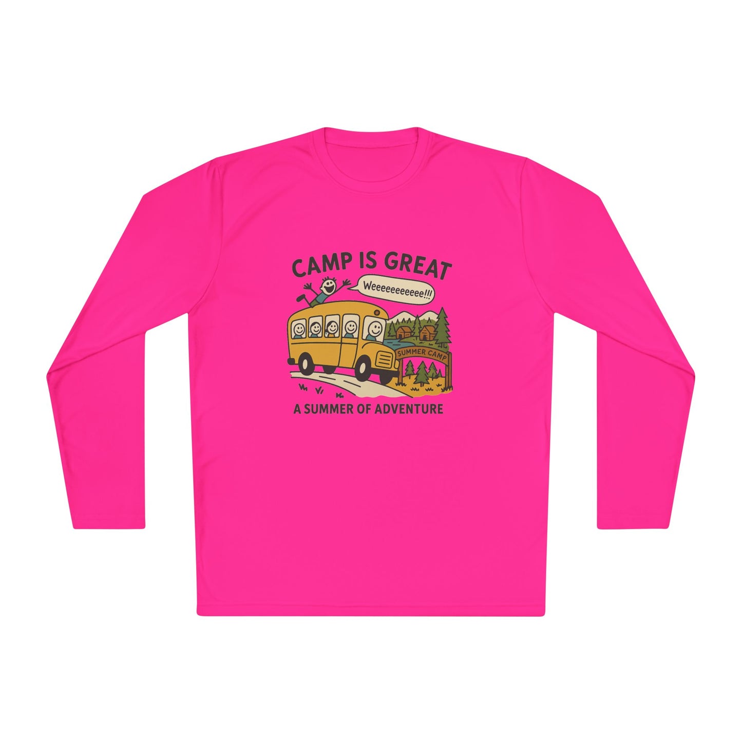 Unisex Lightweight Long Sleeve Tee Bus