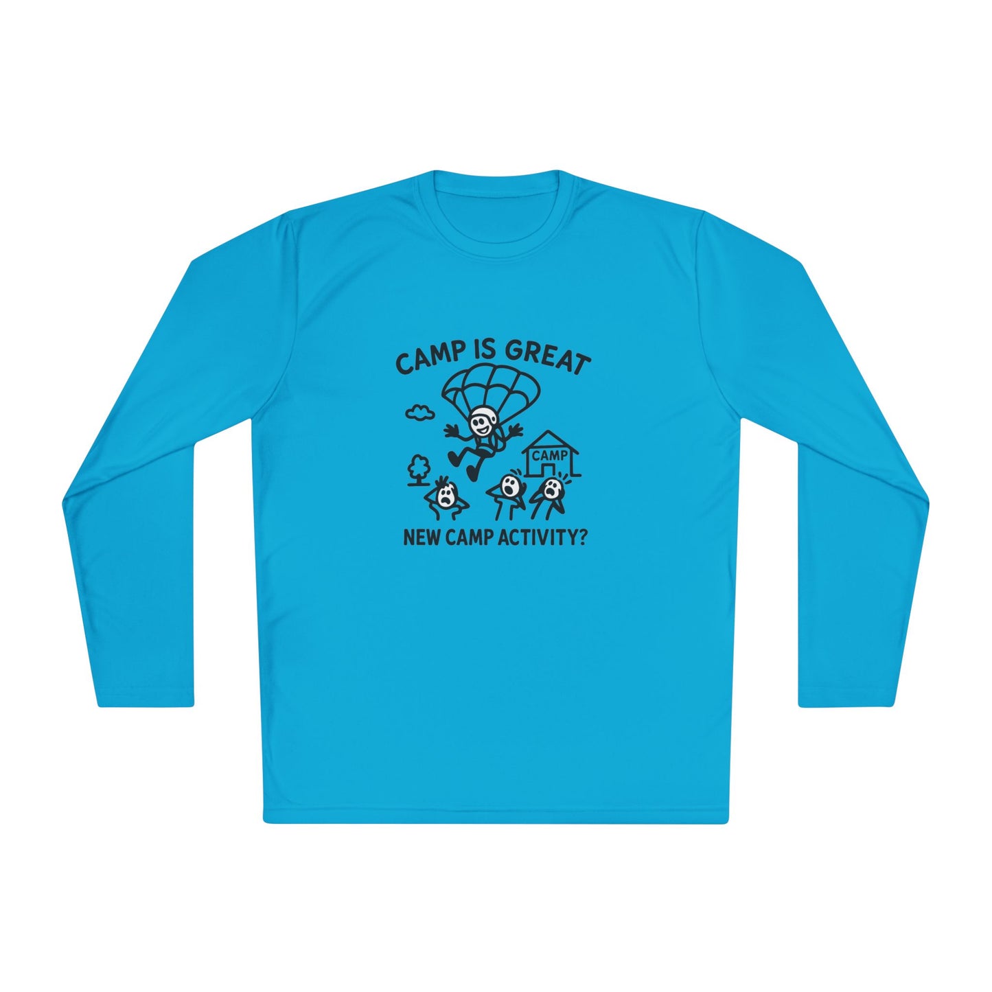 Unisex Lightweight Long Sleeve Tee Skydiving