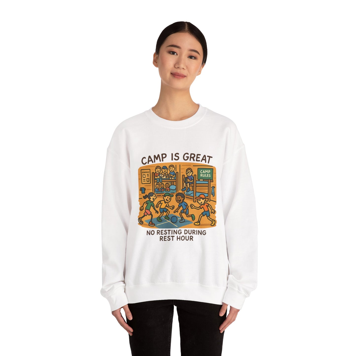 Unisex Heavy Blend™ Crewneck Sweatshirt Rest Hour