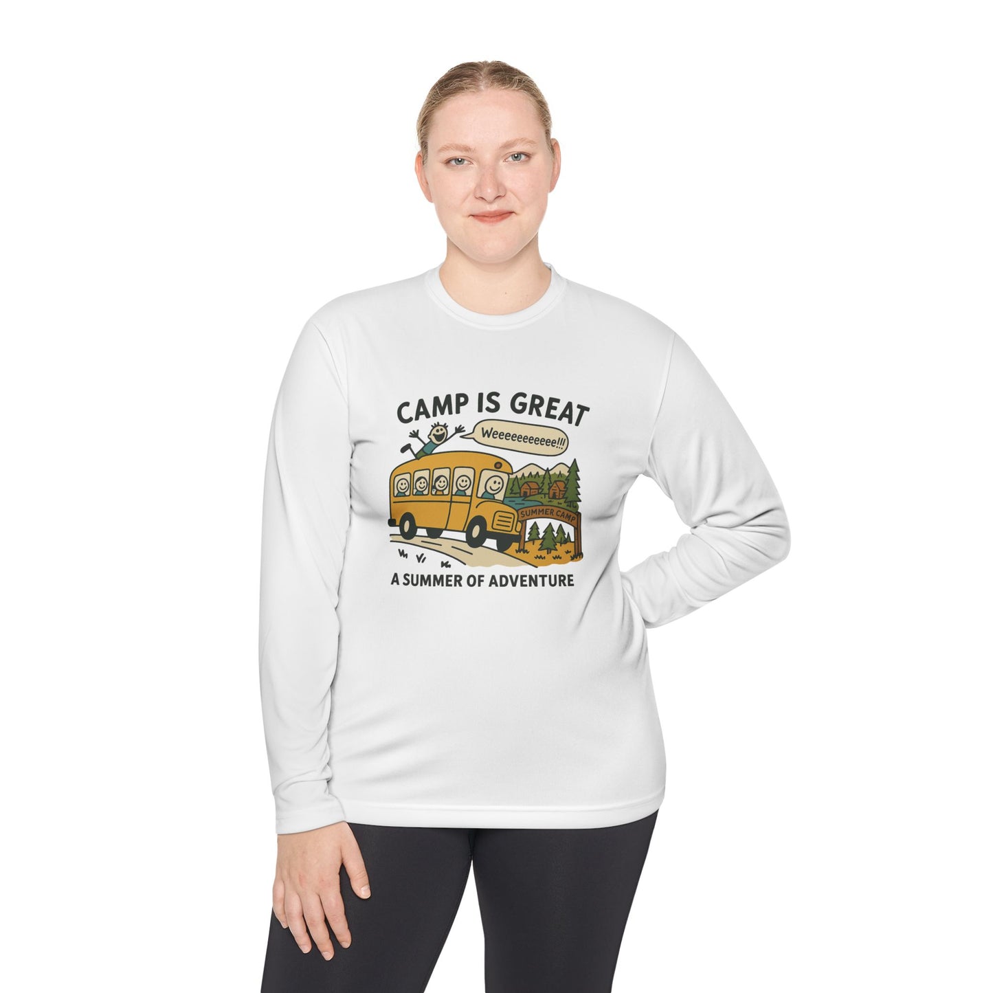 Unisex Lightweight Long Sleeve Tee Bus
