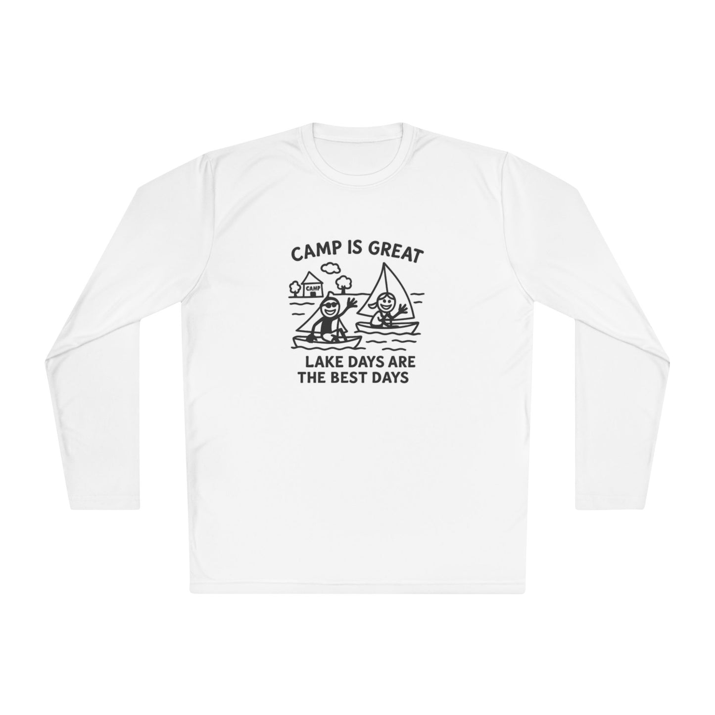 Unisex Lightweight Long Sleeve Tee Lake Days