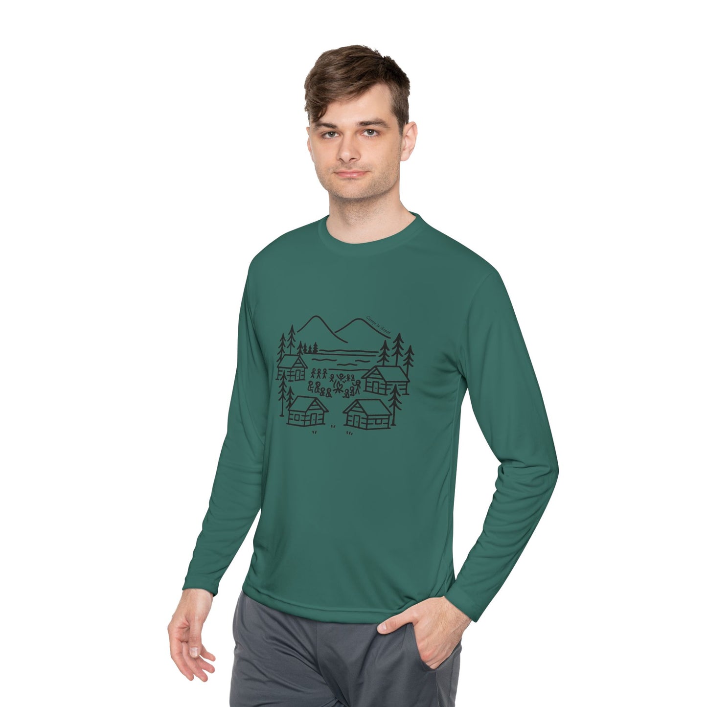 Unisex Lightweight Long Sleeve Tee Landscape