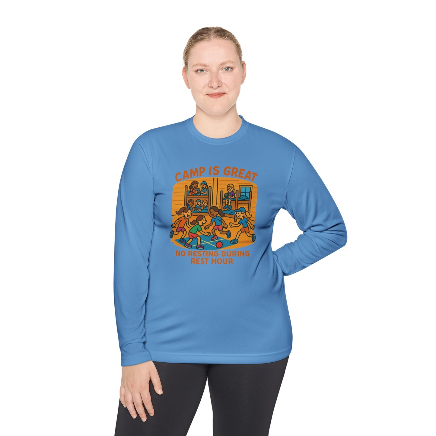 Unisex Lightweight Long Sleeve Tee Rest Hour