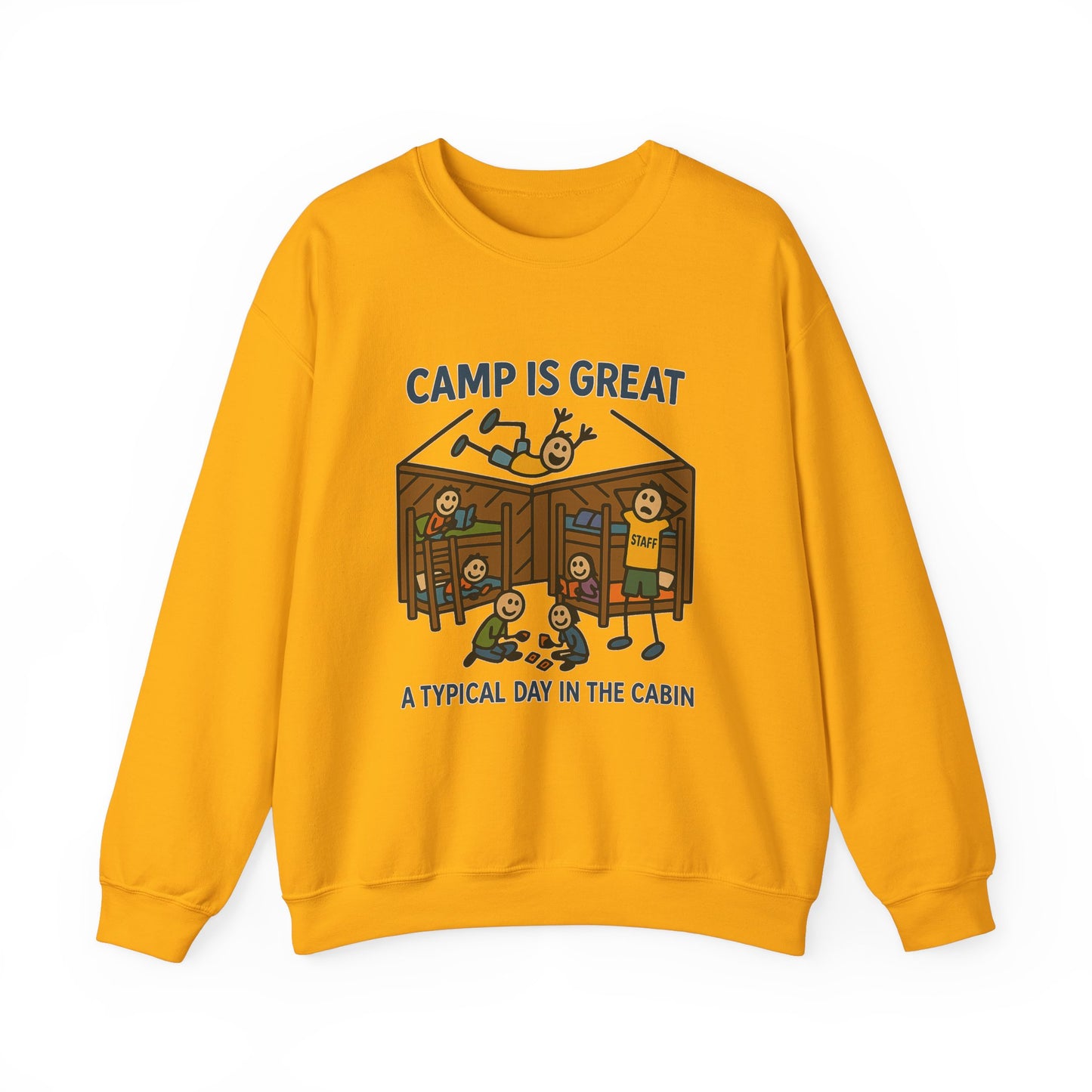 Unisex Heavy Blend™ Crewneck Sweatshirt Typical Day in the Cabin