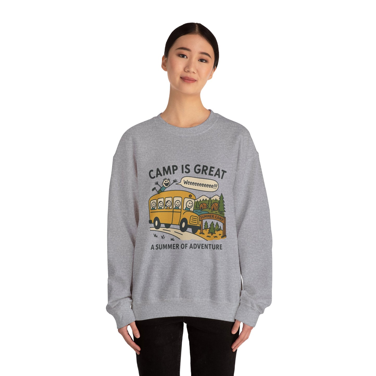 Unisex Heavy Blend™ Crewneck Sweatshirt Bus