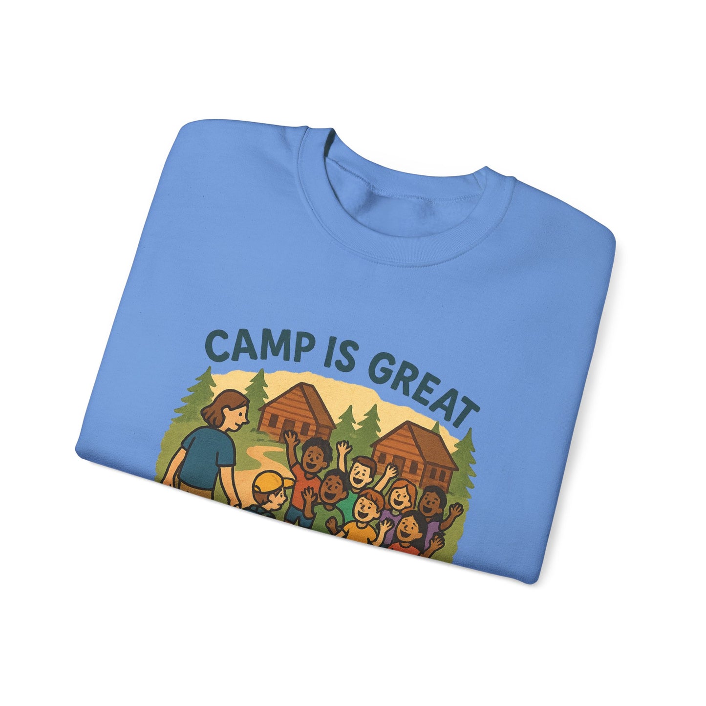 Unisex Heavy Blend™ Crewneck Sweatshirt First Time Camper