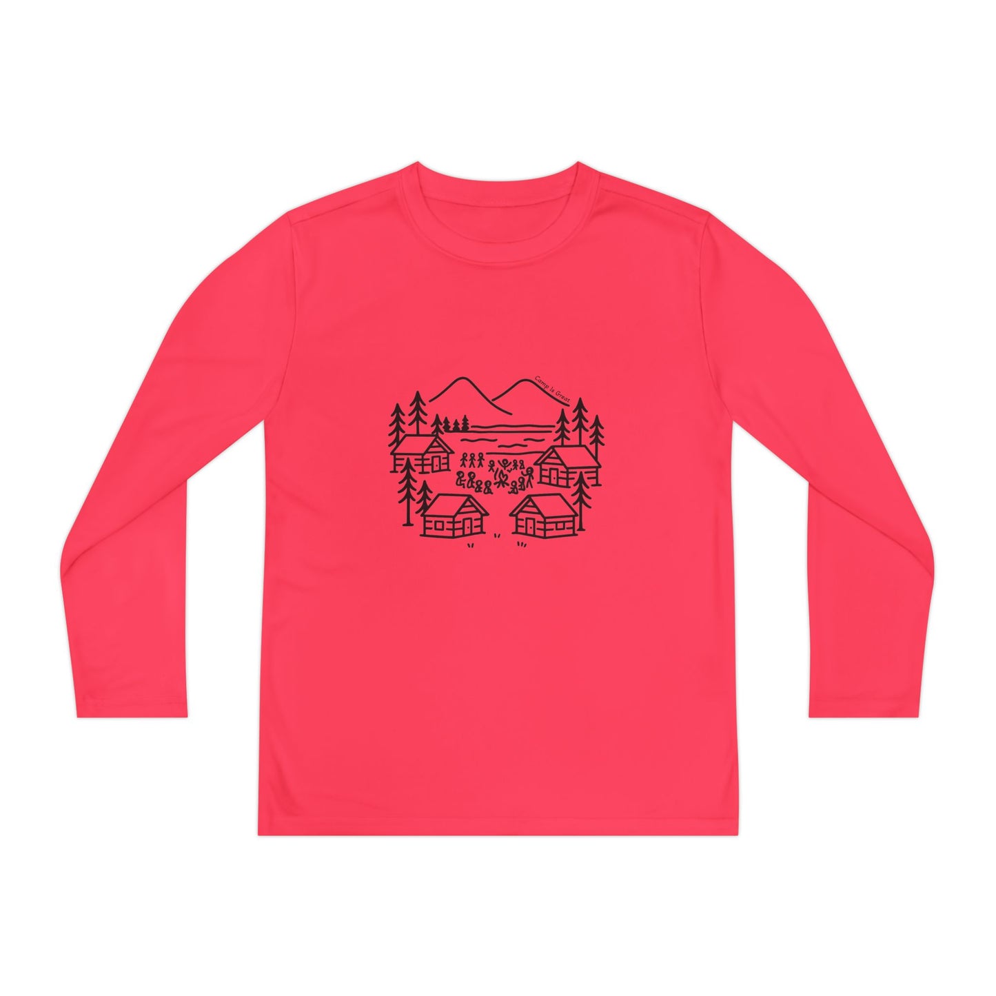 Youth Long Sleeve Competitor Tee Landscape