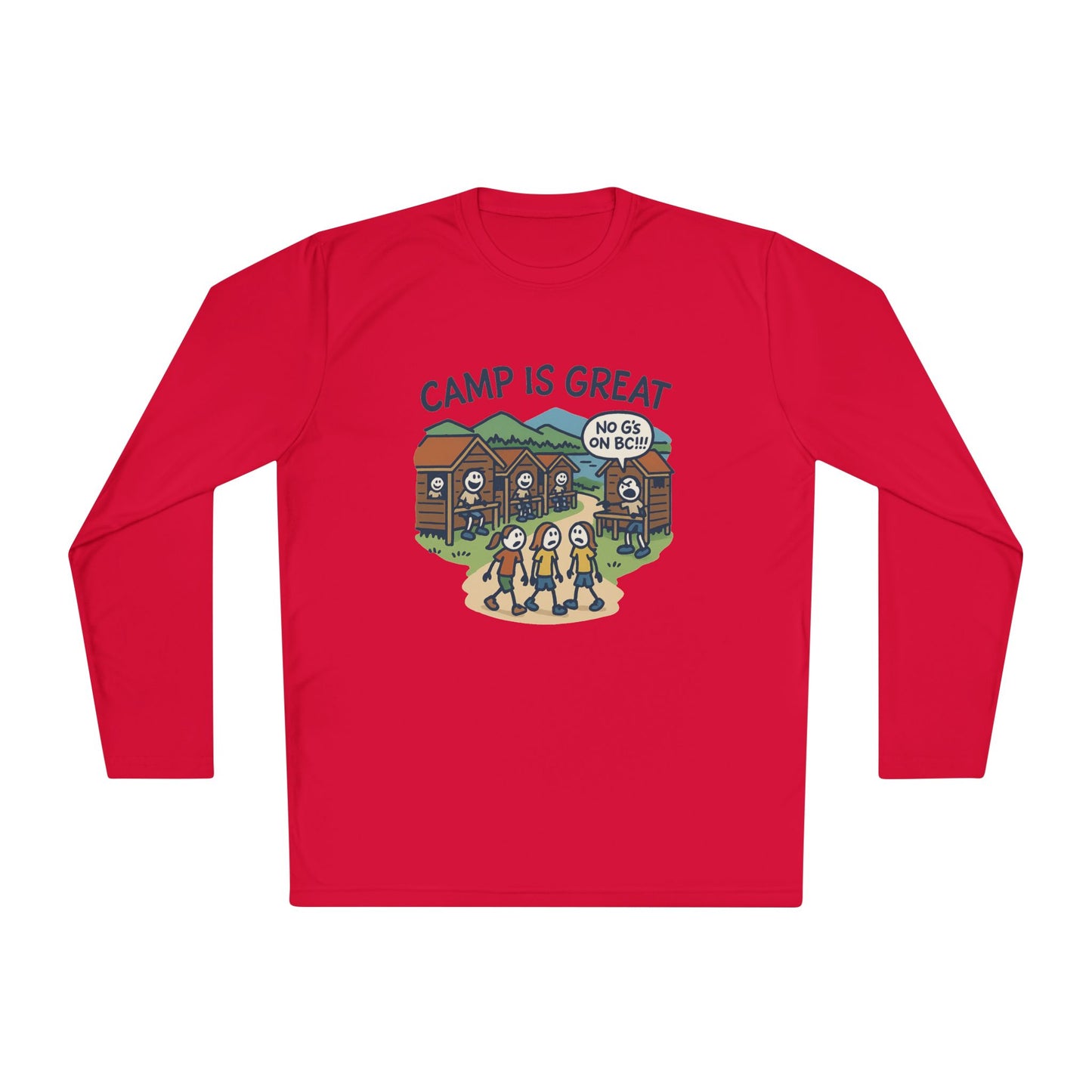 Unisex Lightweight Long Sleeve Tee No G's on BC