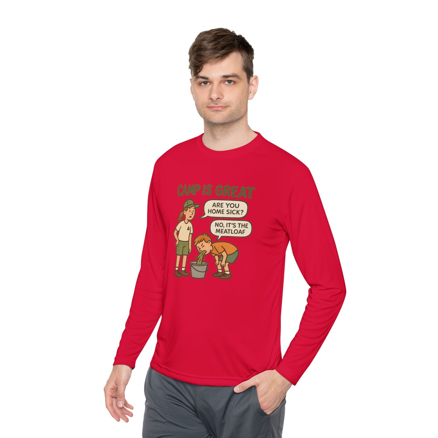 Unisex Lightweight Long Sleeve Tee Meatloaf