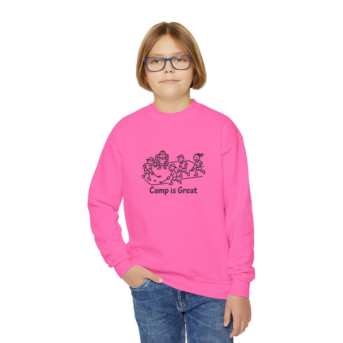 Youth Crewneck Sweatshirt Hockey