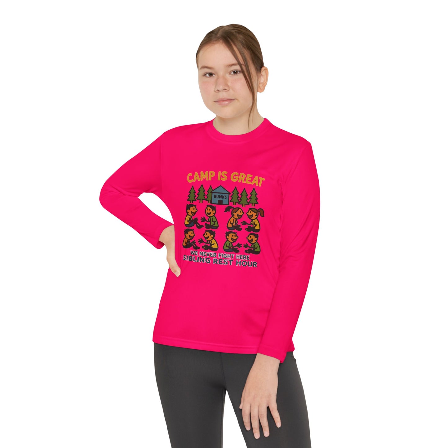 Youth Long Sleeve Competitor Tee Sibling Rest Hour