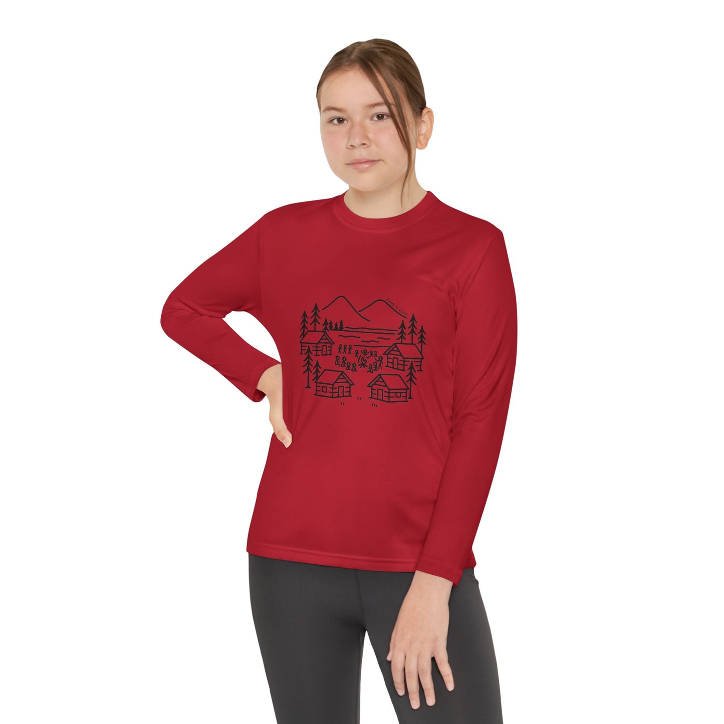 Youth Long Sleeve Competitor Tee Landscape