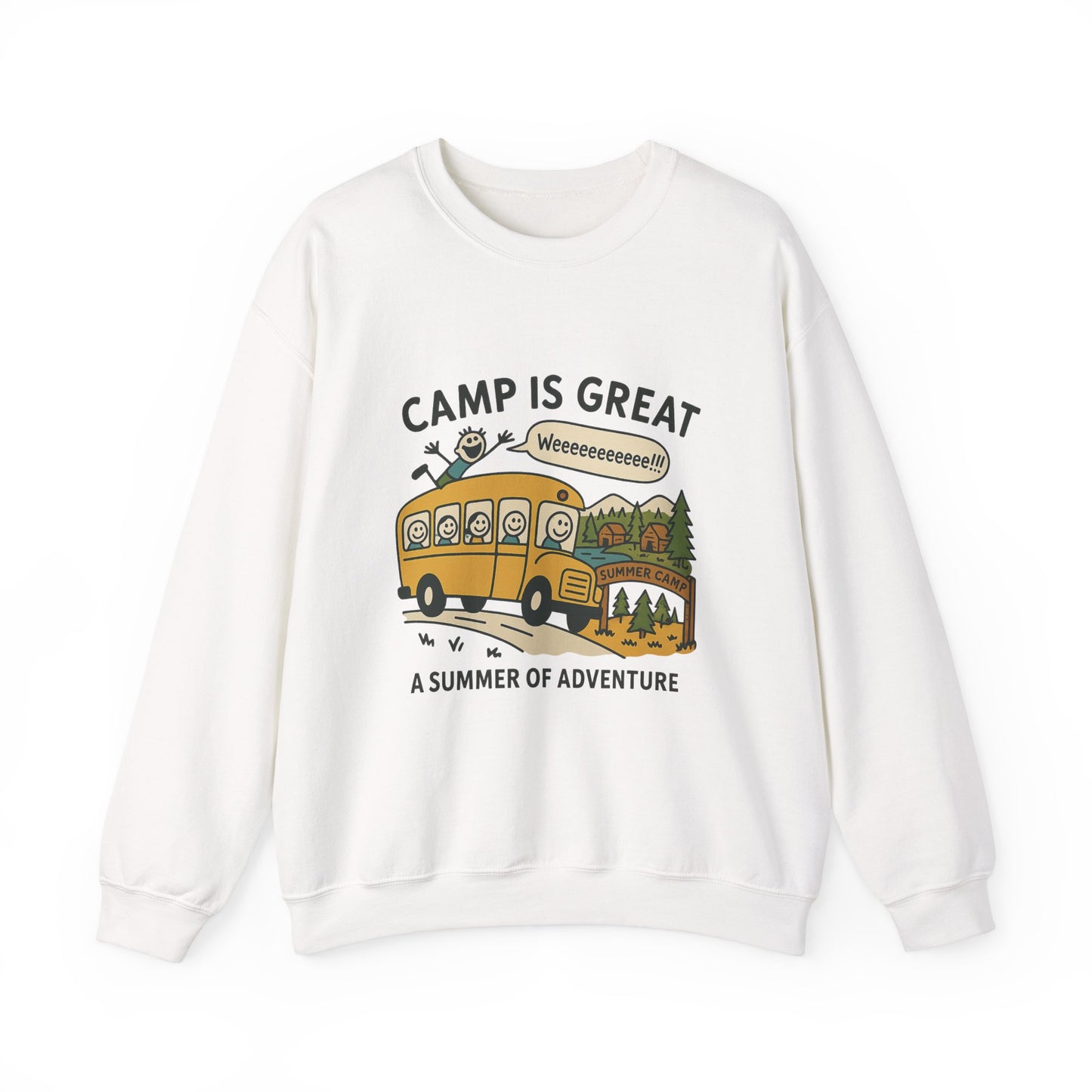 Unisex Heavy Blend™ Crewneck Sweatshirt Bus
