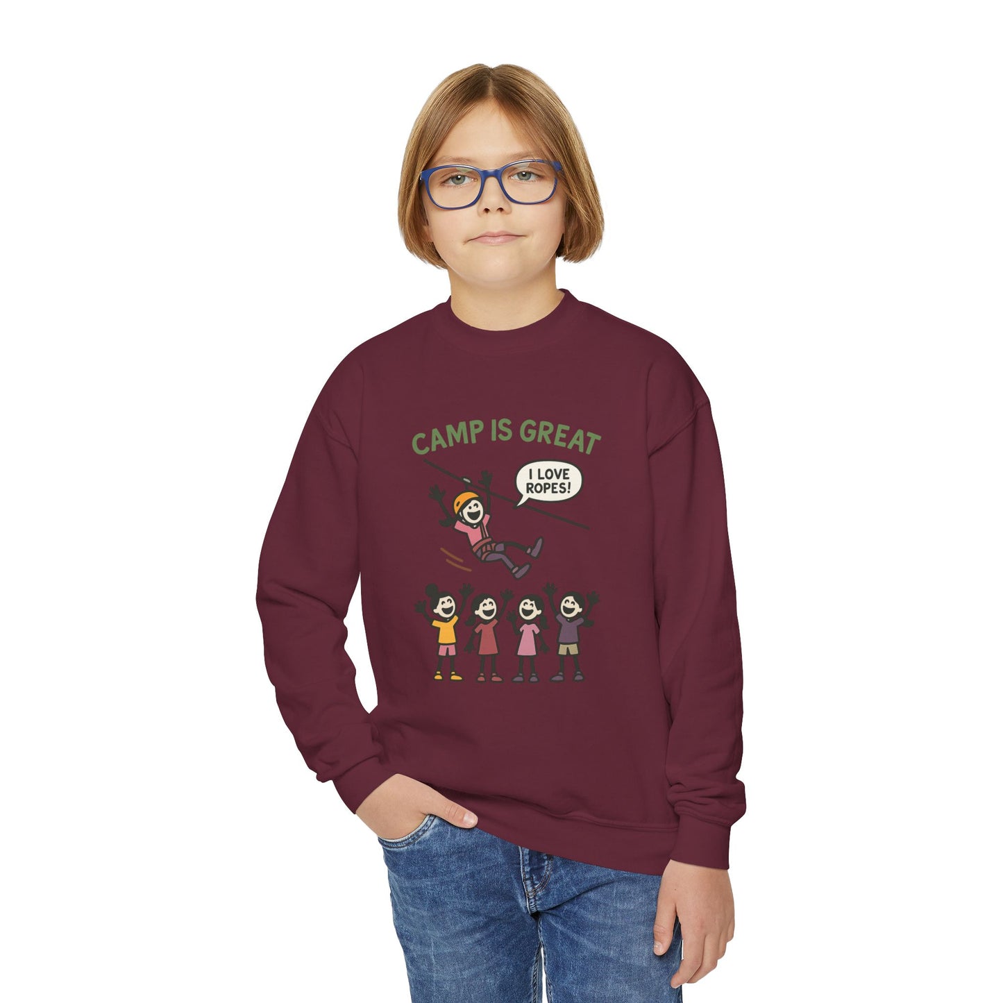 Youth Crewneck Sweatshirt Ropes