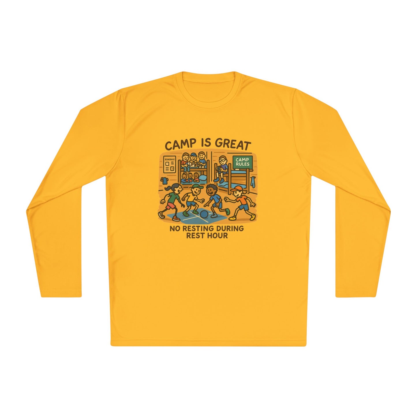 Unisex Lightweight Long Sleeve Tee Rest Hour
