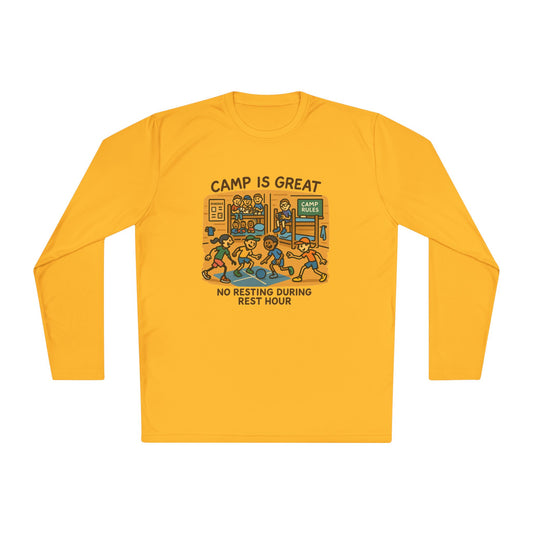 Unisex Lightweight Long Sleeve Tee Rest Hour
