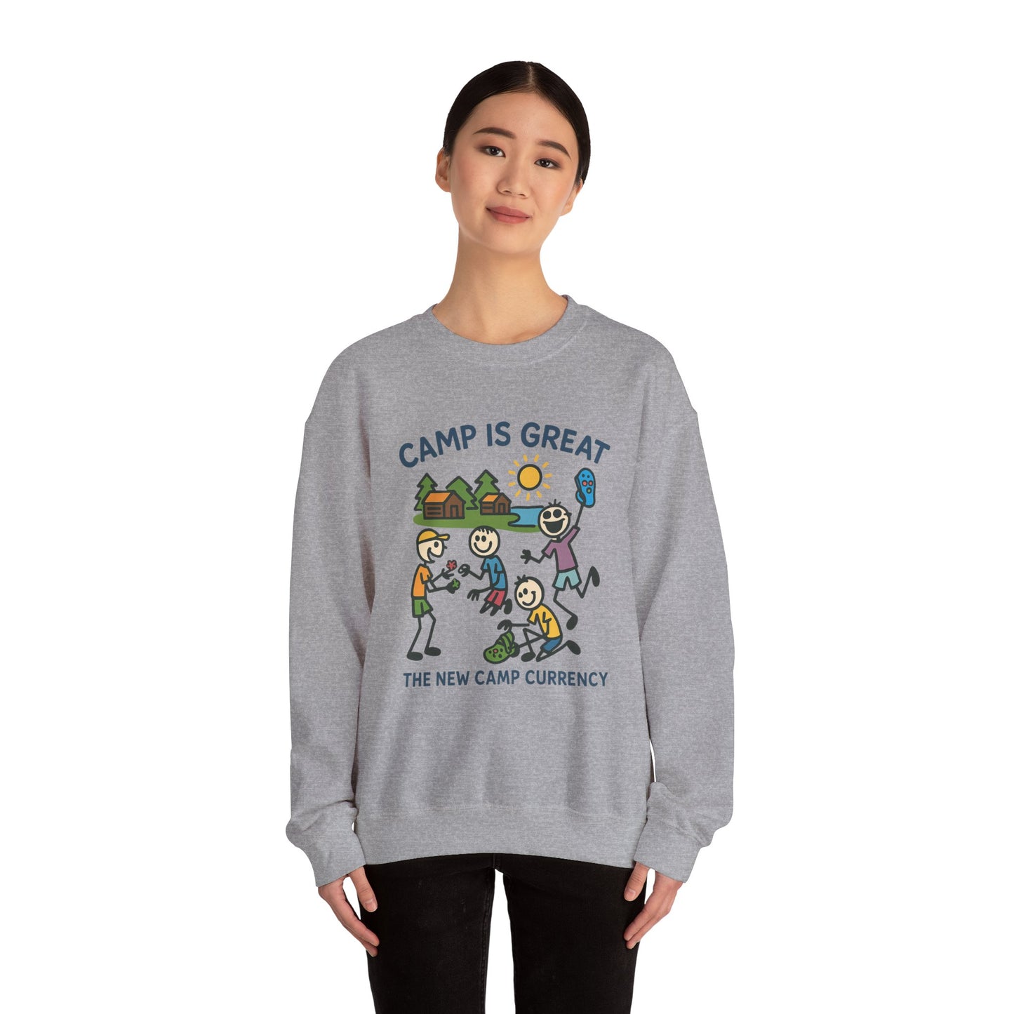Unisex Heavy Blend™ Crewneck Sweatshirt Shoe Charms