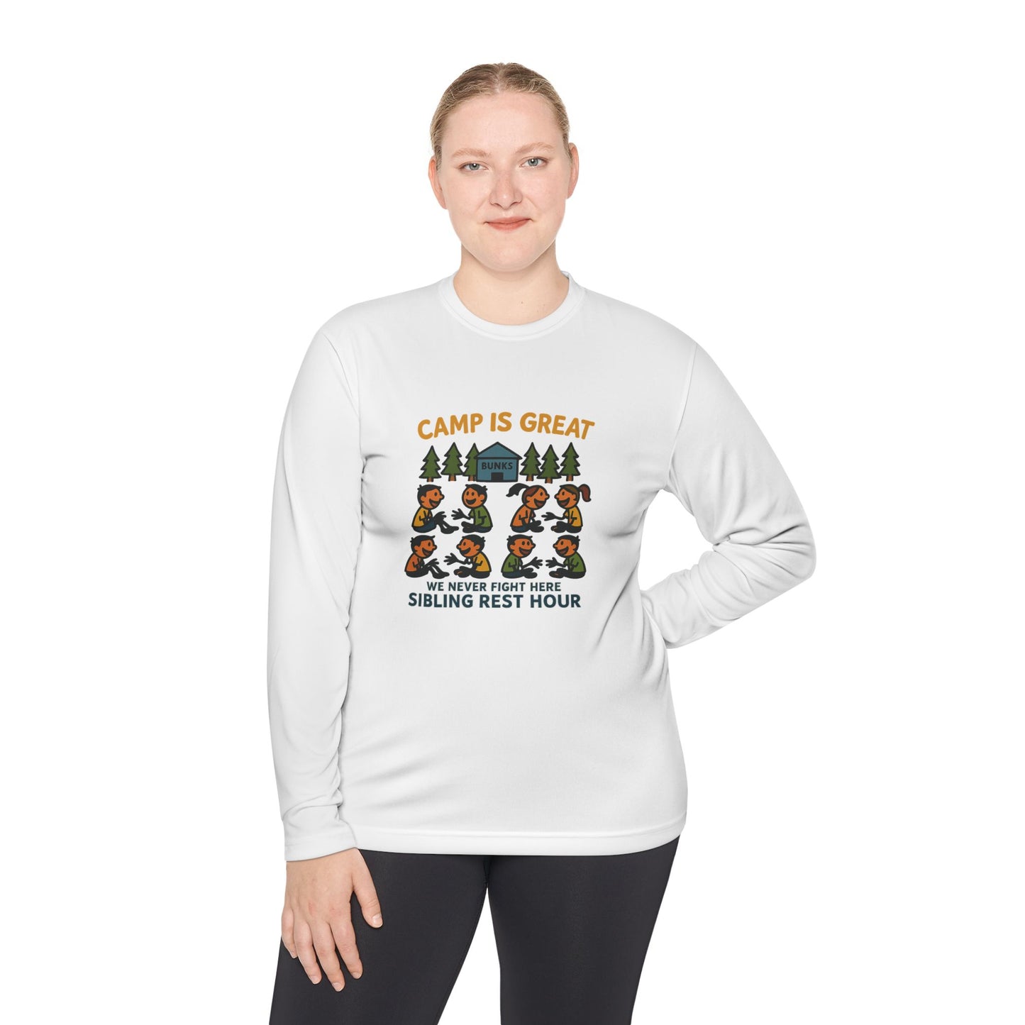 Unisex Lightweight Long Sleeve Tee Sibling Rest Hour