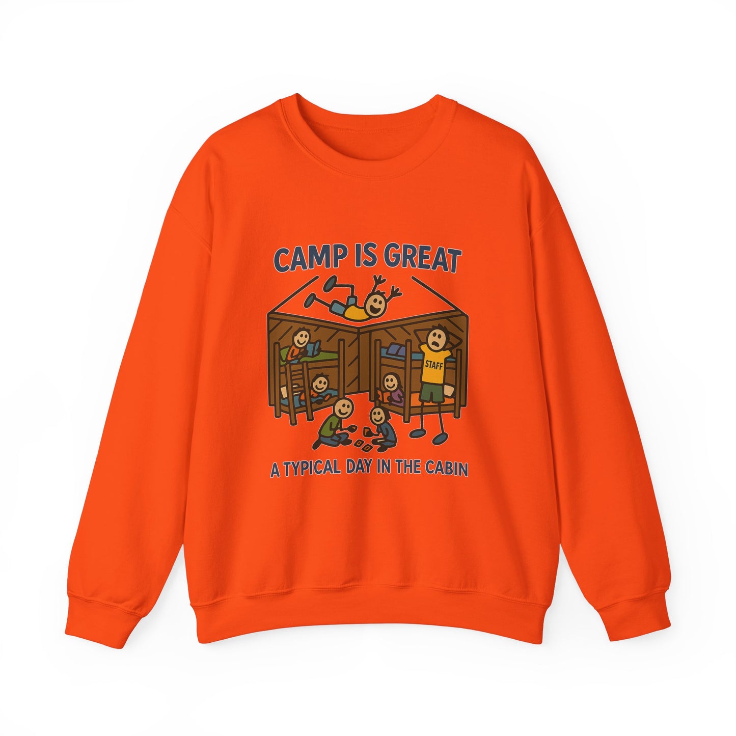 Unisex Heavy Blend™ Crewneck Sweatshirt Typical Day in the Cabin