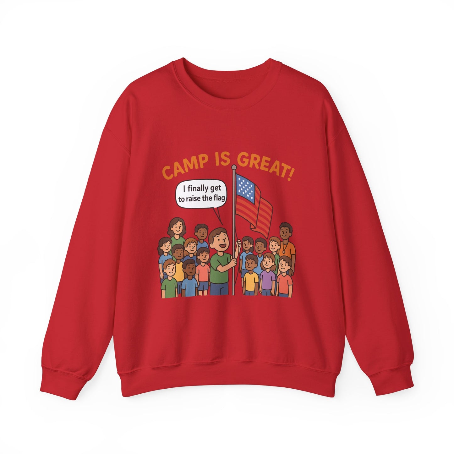 Unisex Heavy Blend™ Crewneck Sweatshirt Flag